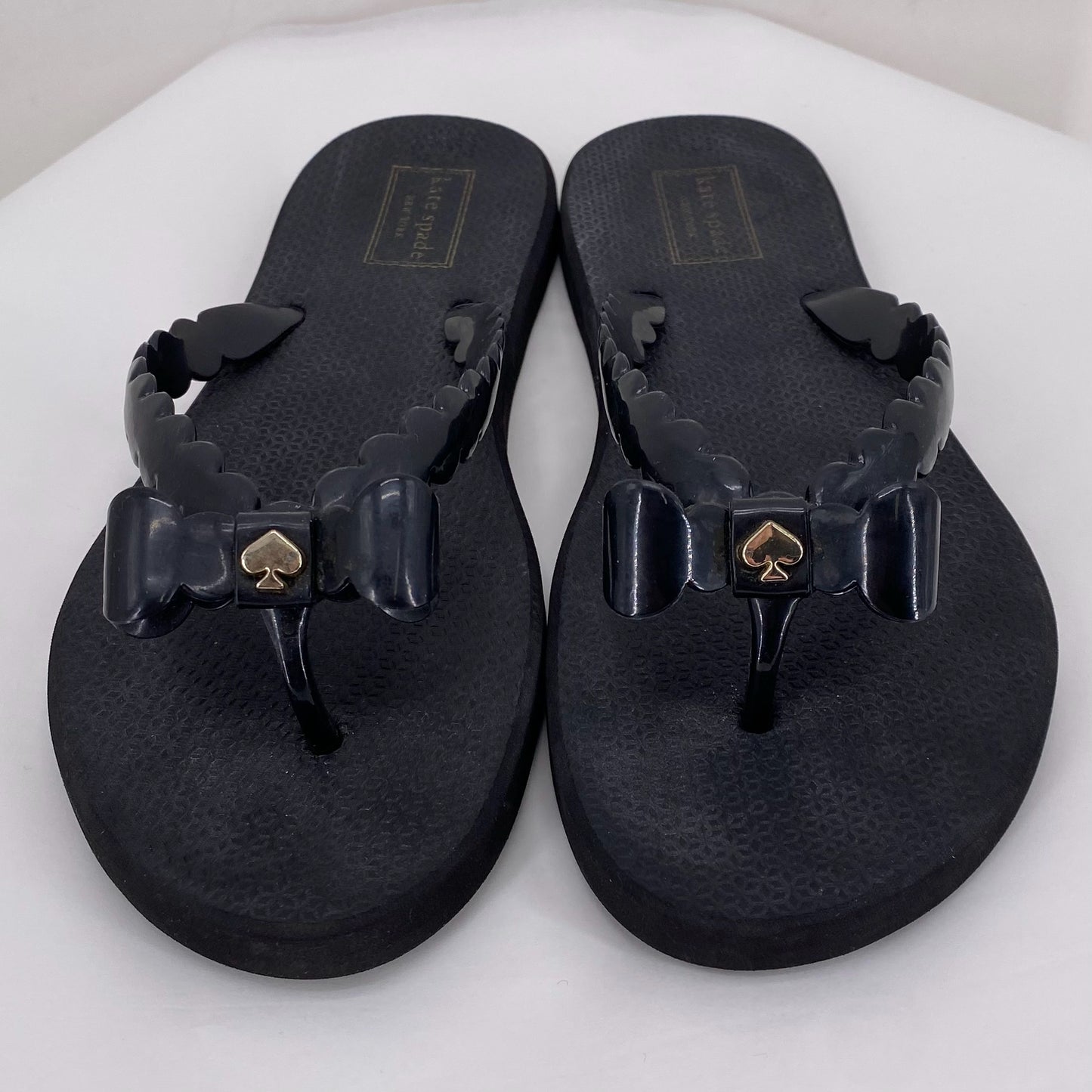 Black W Shoe Size 7.5 KATE SPADE Sandals