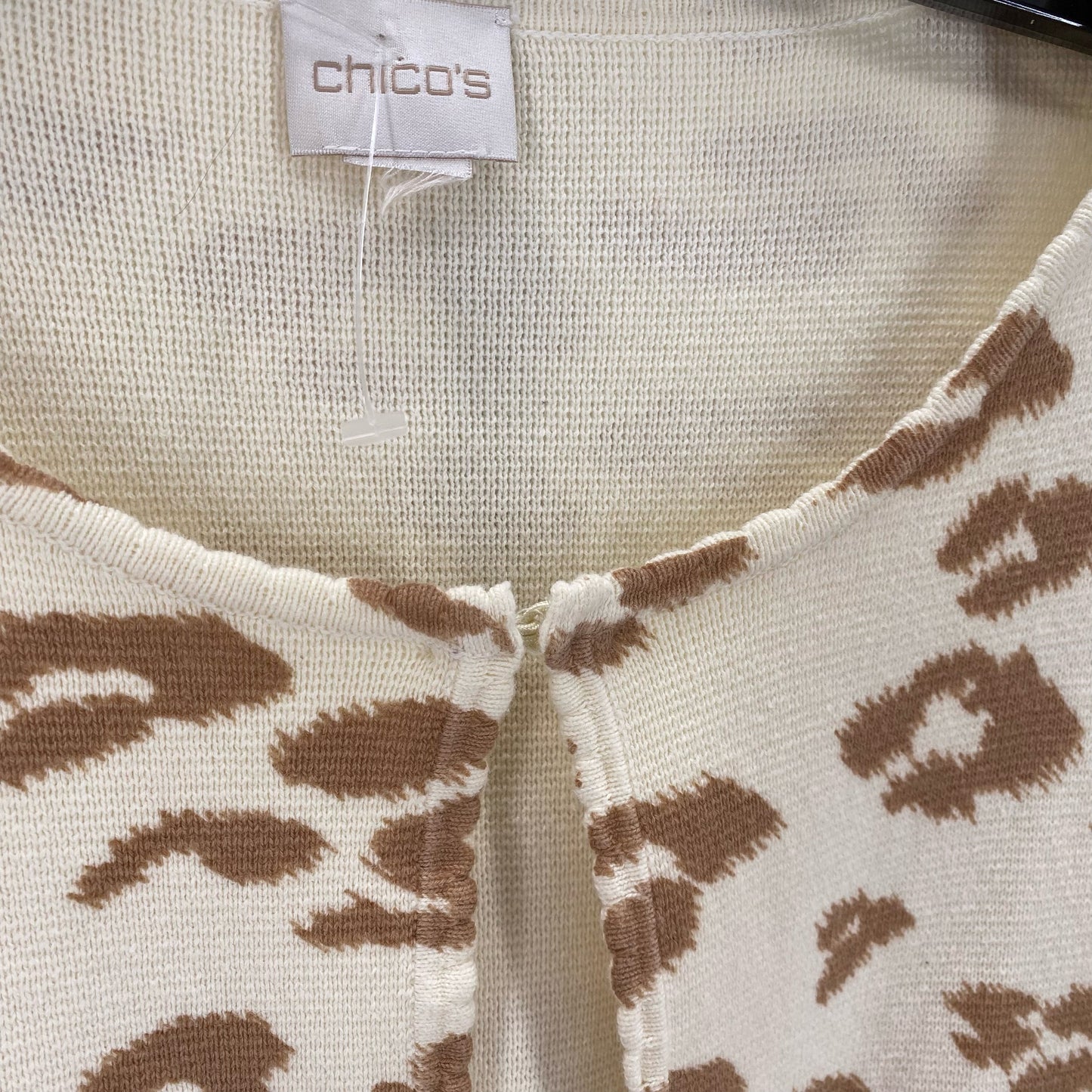 Size XL CHICO'S GIRAFFE Cardigan