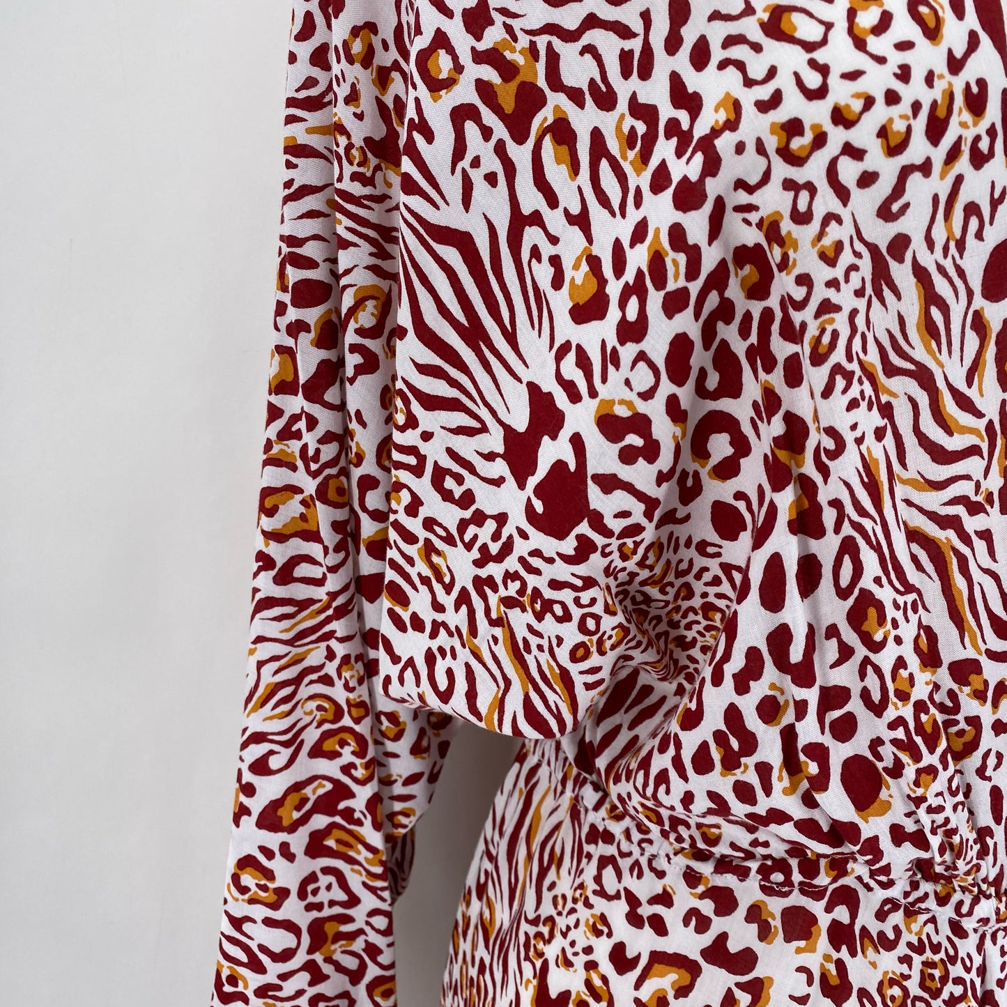 Size S POUPETTE Animal Print Dress
