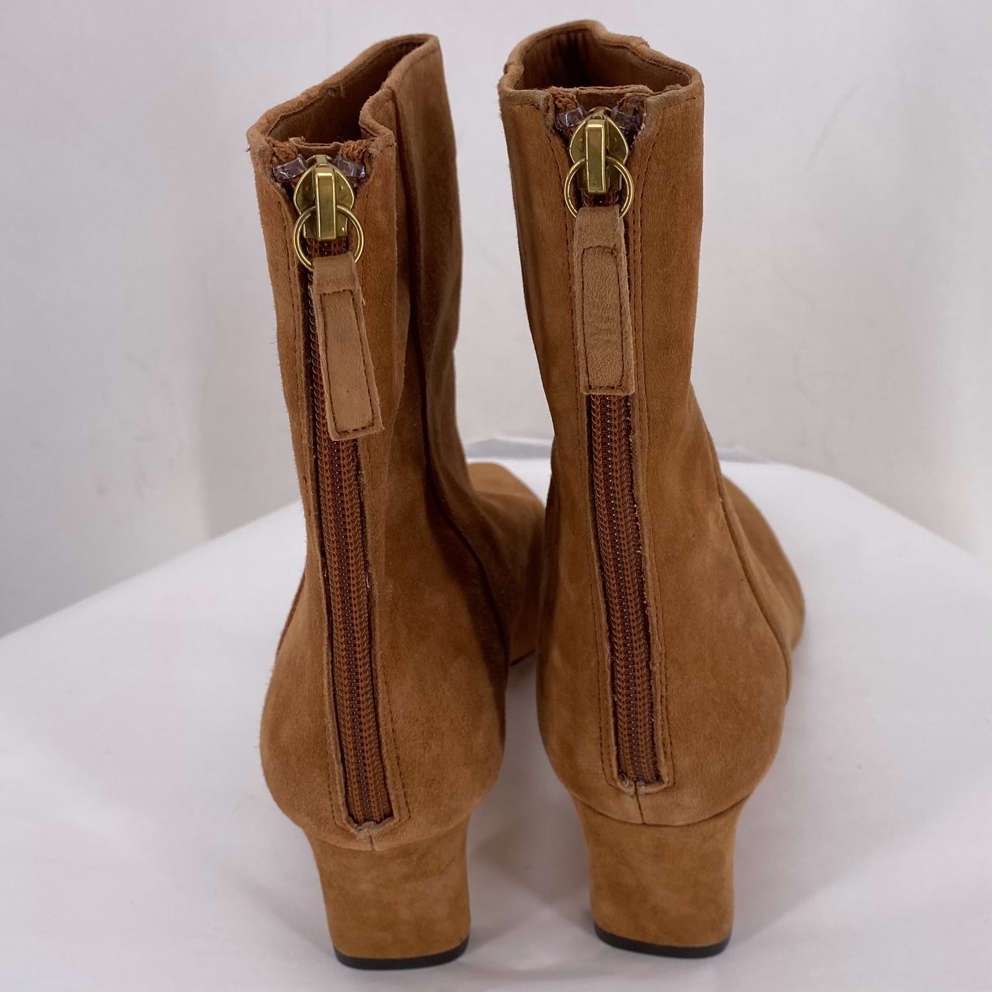 DARK TAN W Shoe Size 8 J CREW Boots
