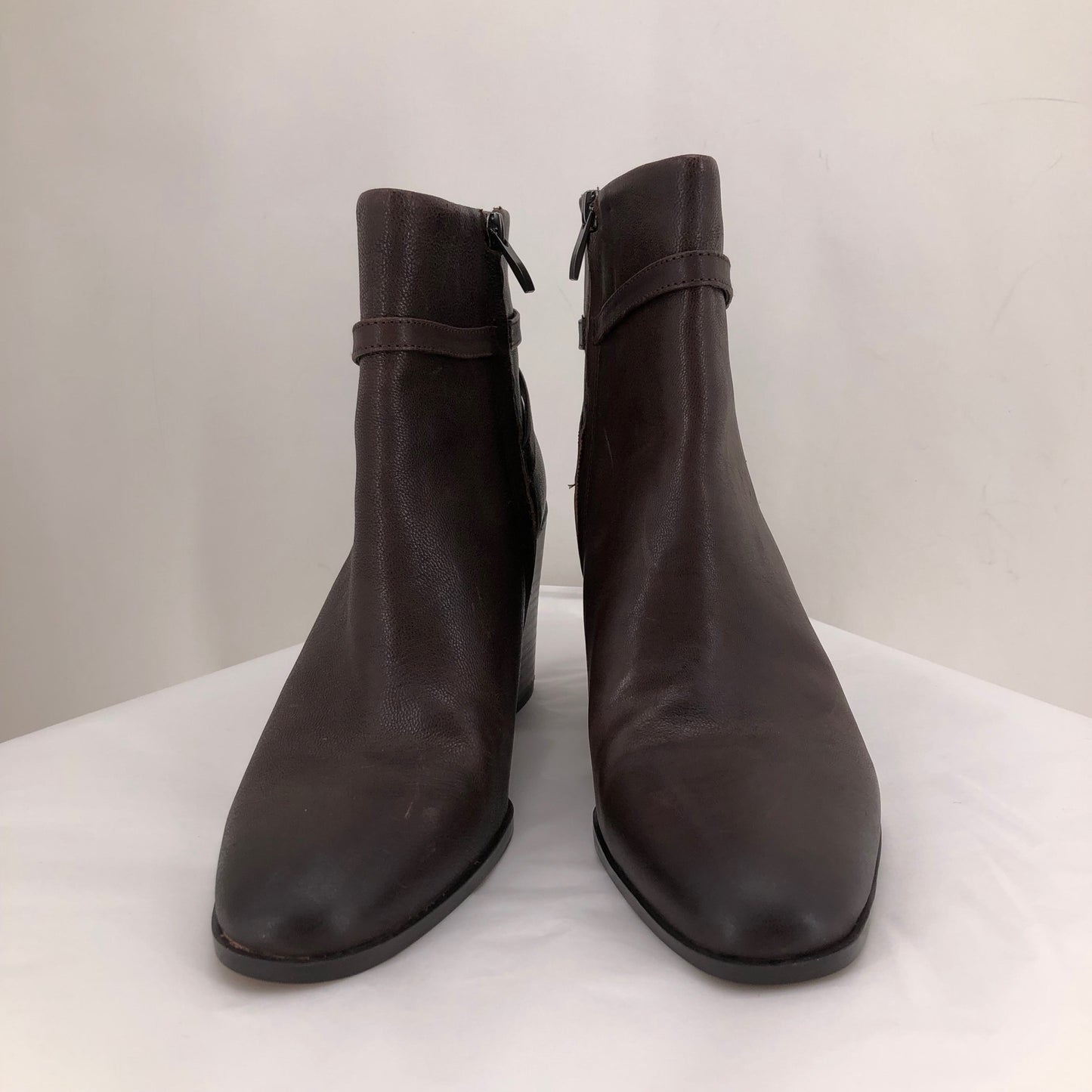 BROWN W Shoe Size 10 FRANCO SARTO Boots