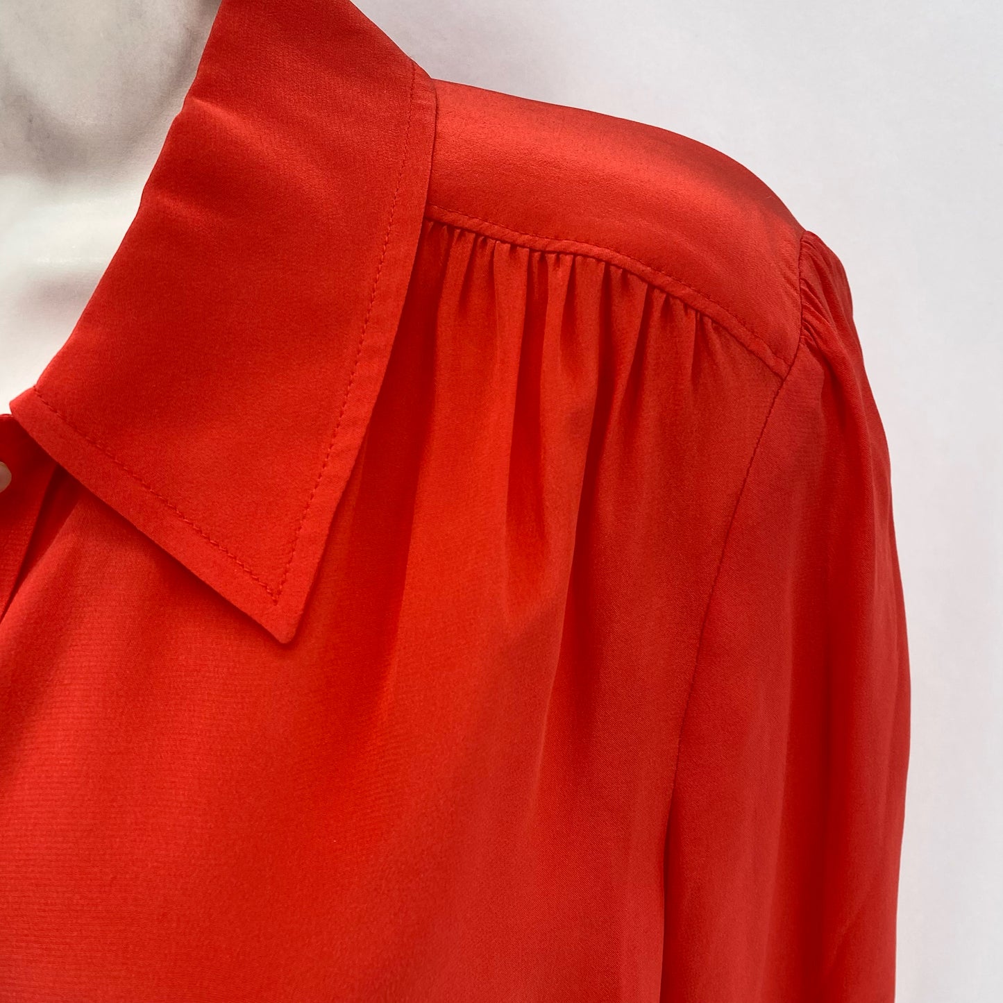 Size 8 J CREW Silk Shirt