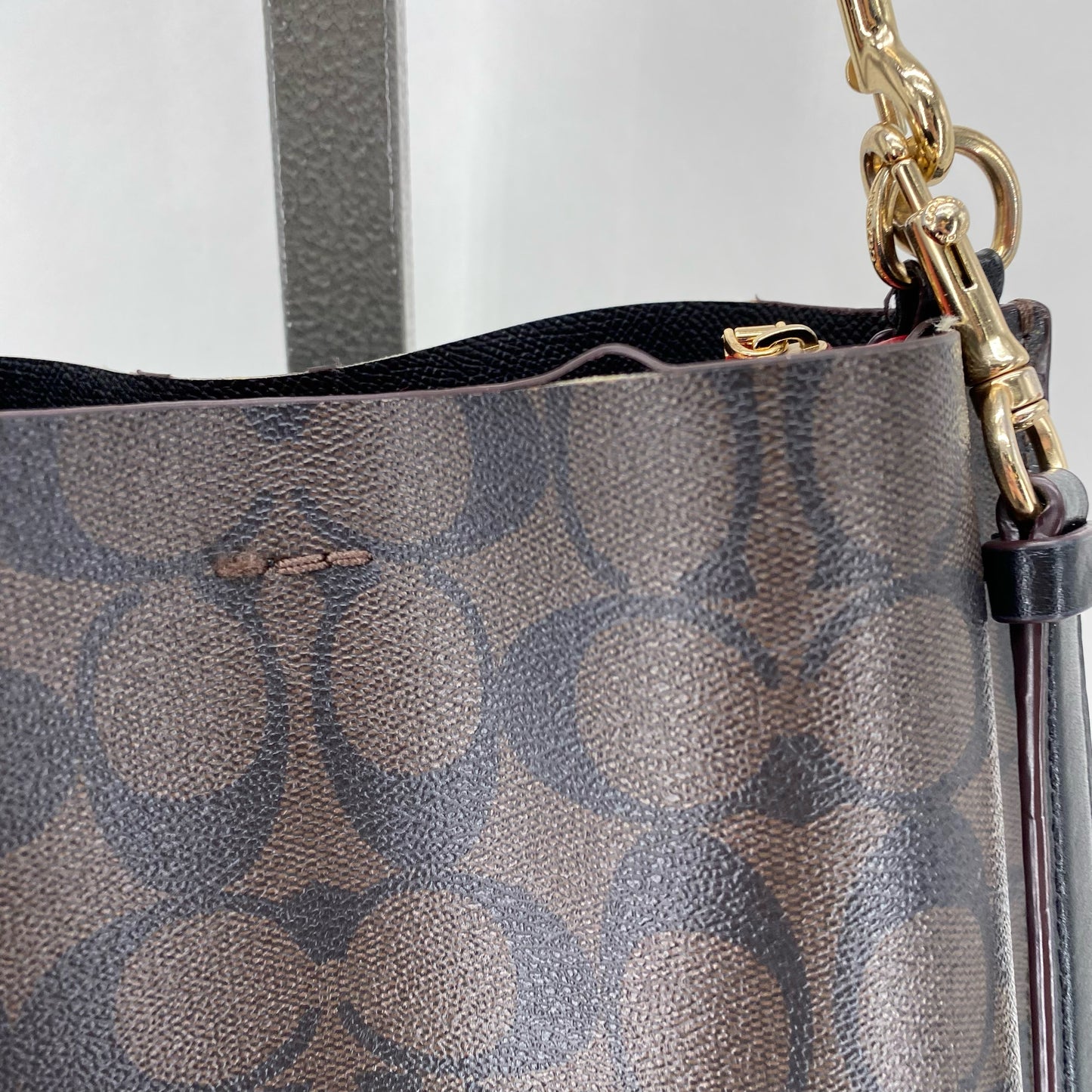 BLACK/BROWN COACH Cross-body
