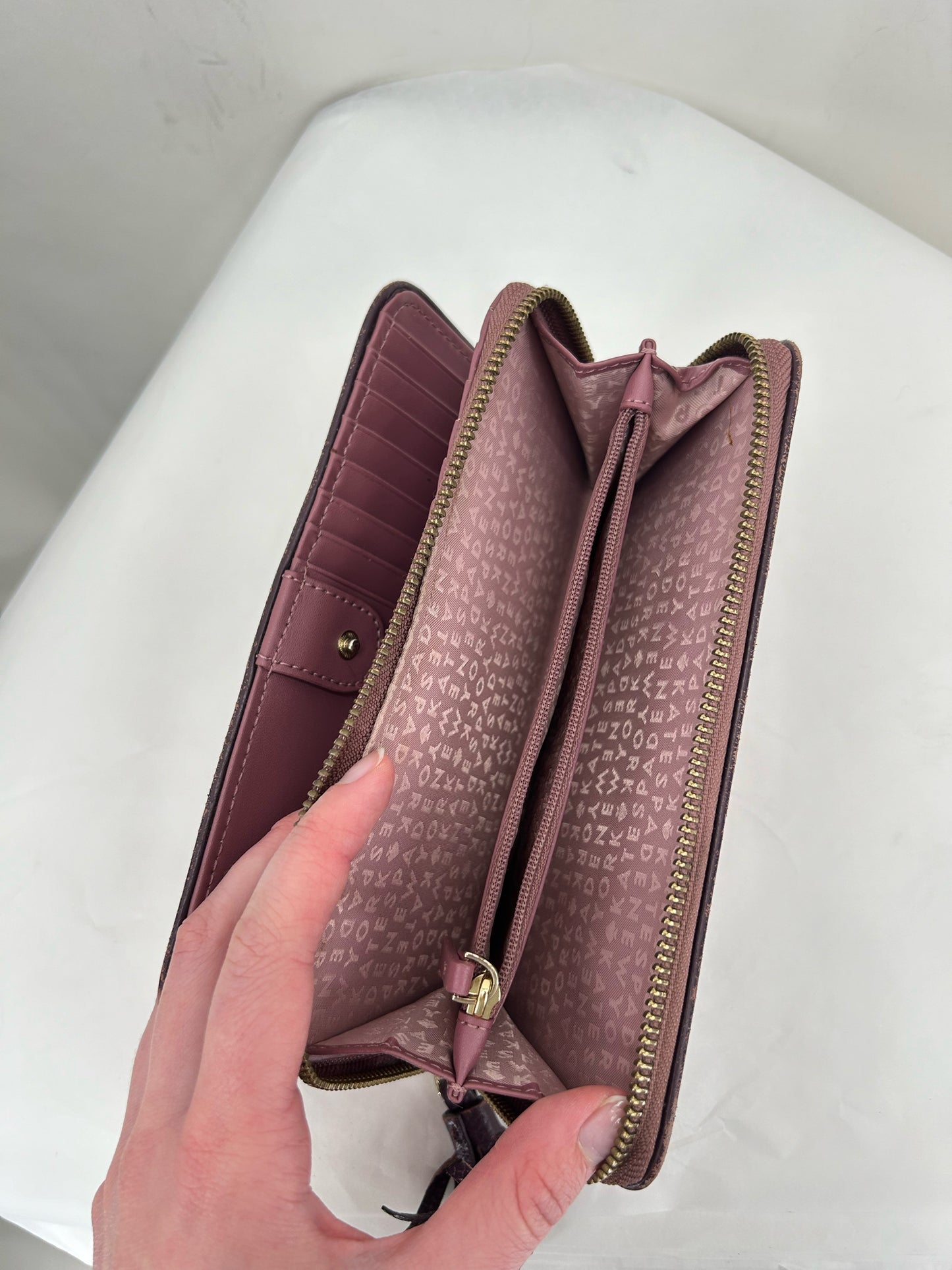 MAUVE KATE SPADE Leather Wallet