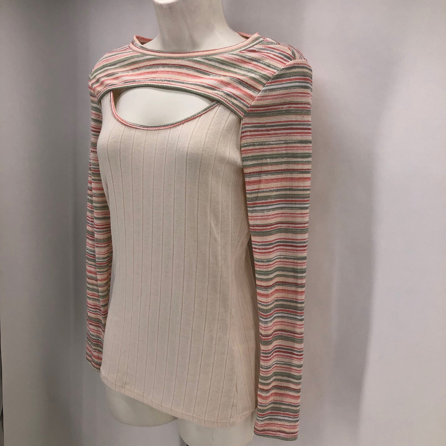 Size M SUGAR FIX Stripe Shirt