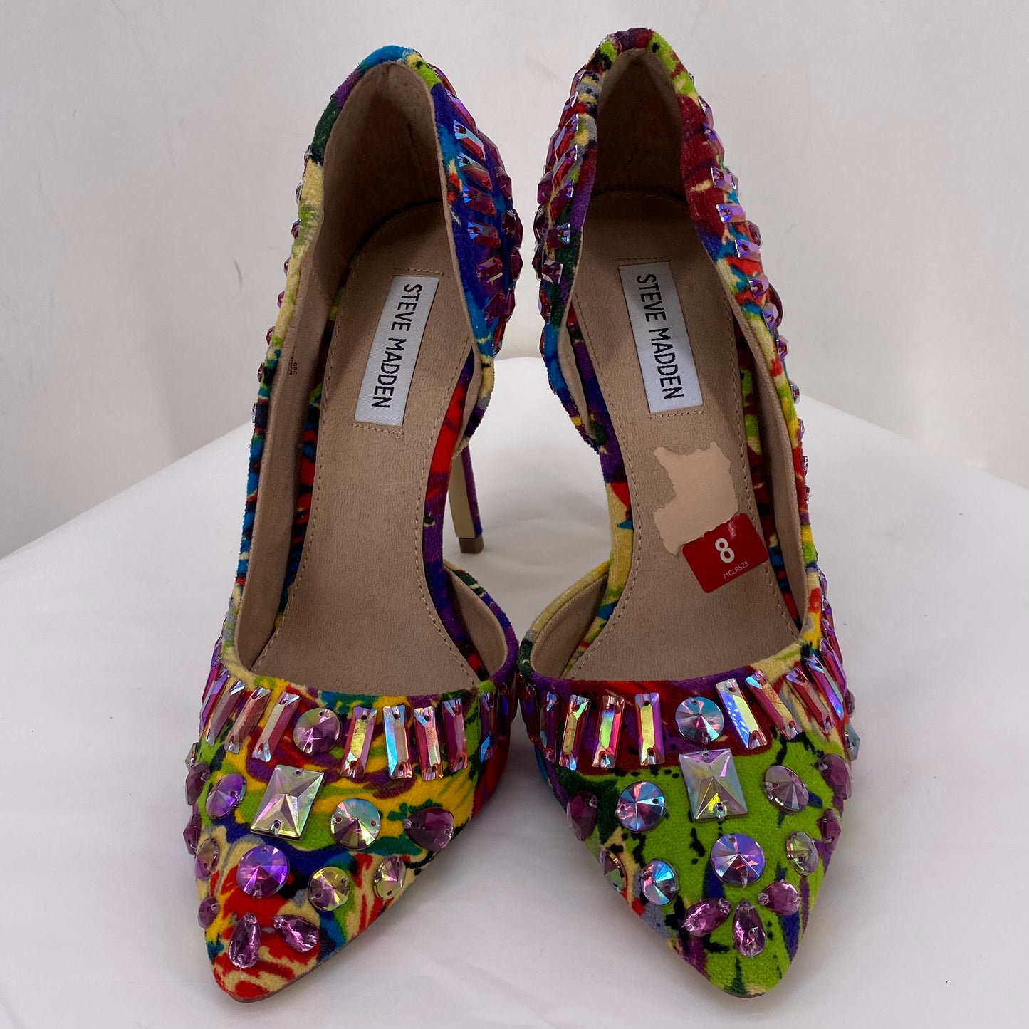 Multi-Color W Shoe Size 8 STEVE MADDEN Heels