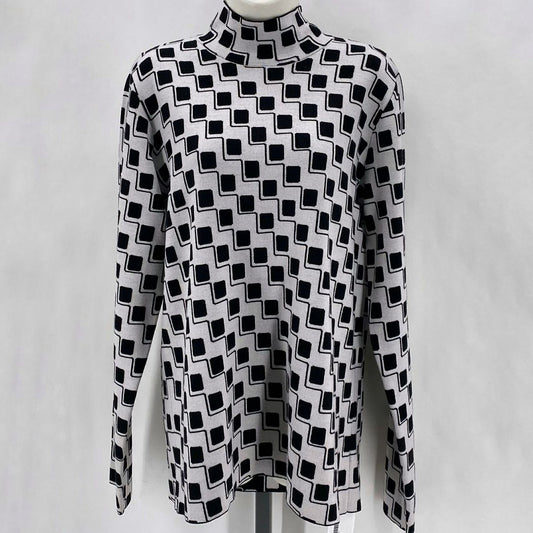 Size XL ST. JOHN SQUARES Sweater