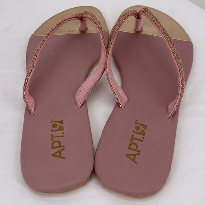 Rose Gold W Shoe Size 7/8 APT 9 Sandals