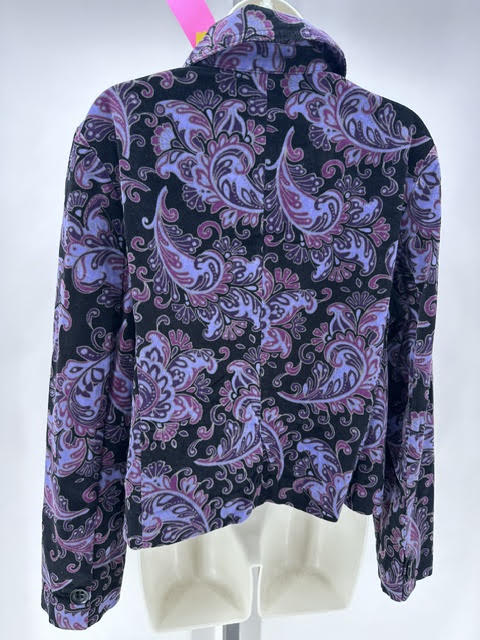 Size LP Charter Club Corduroy Paisley Jacket