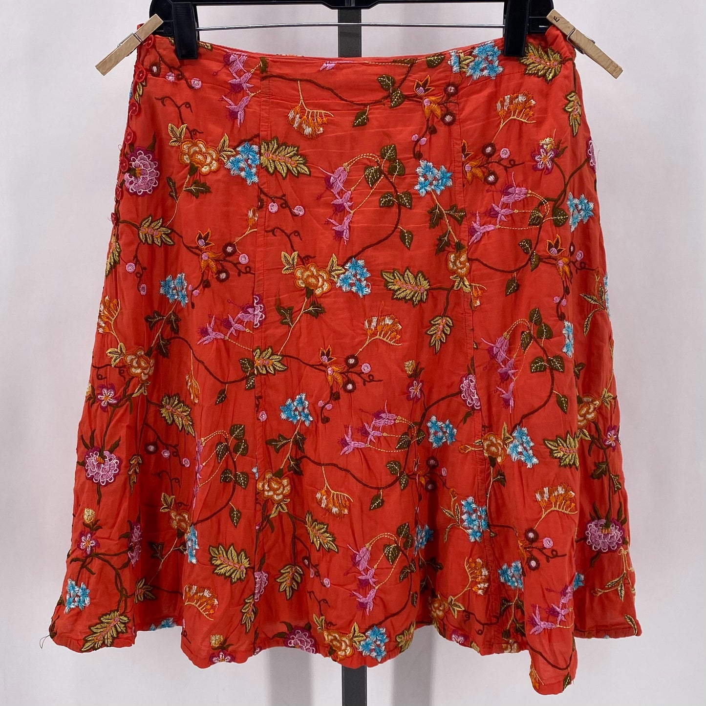 Size 8 JOHNNY WAS FLOWERS Skirt