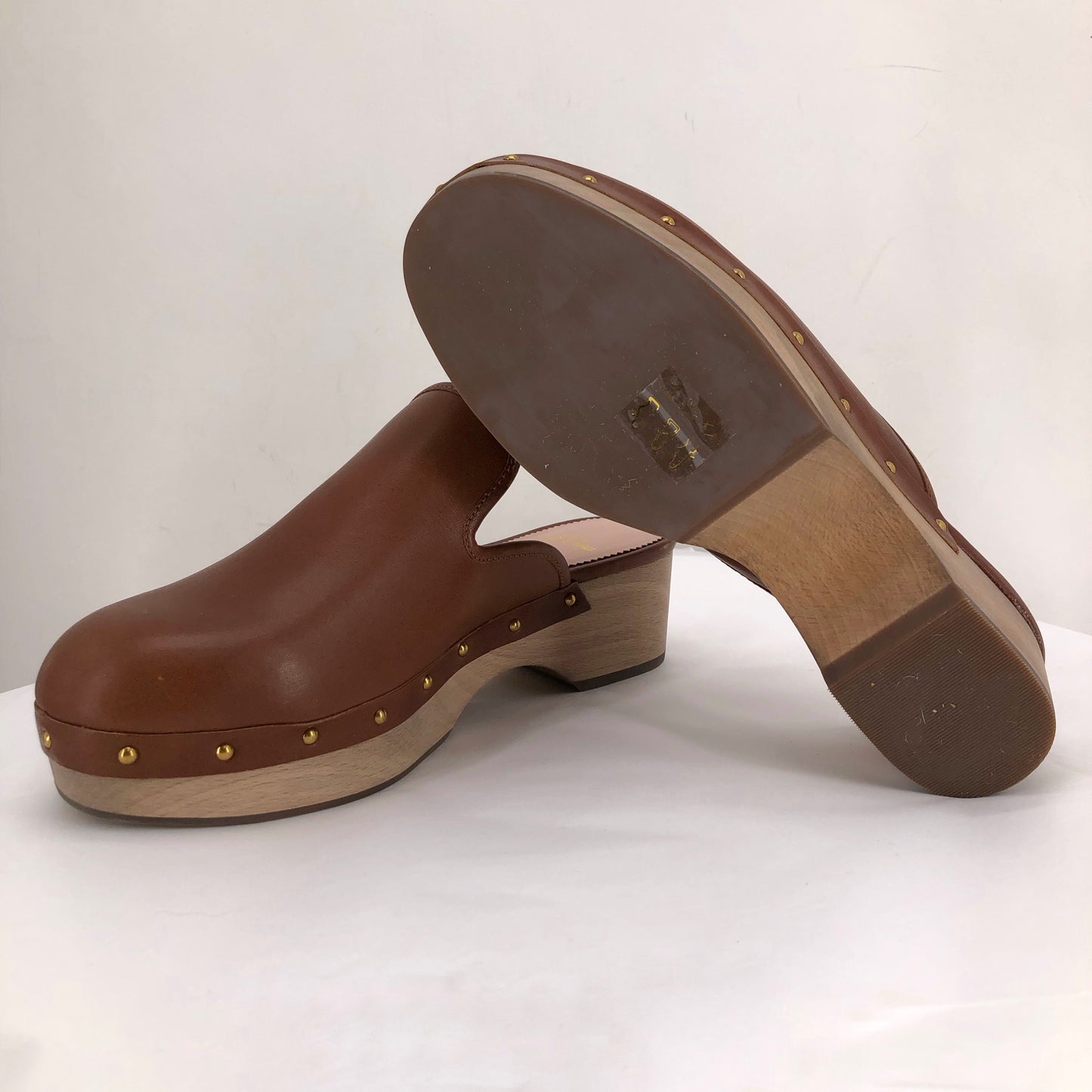 BROWN W Shoe Size 7 J CREW Clog