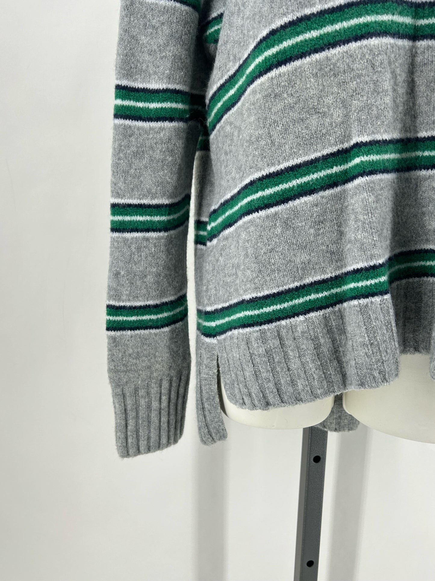Size M J CREW Stripe Sweatshirt