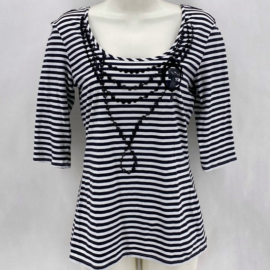 Size S WHITE HOUSE BLACK Stripe Shirt