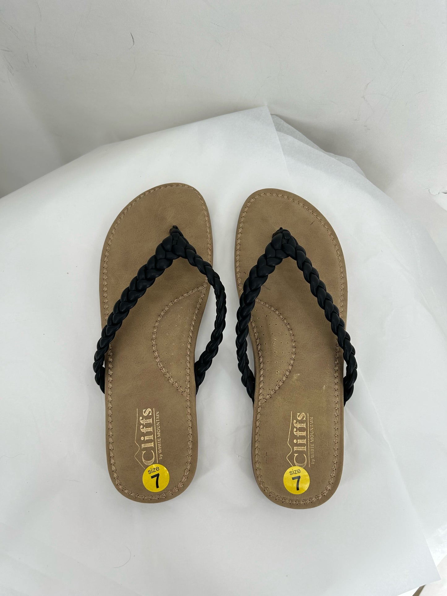 Black W Shoe Size 7 Cliffs Sandals