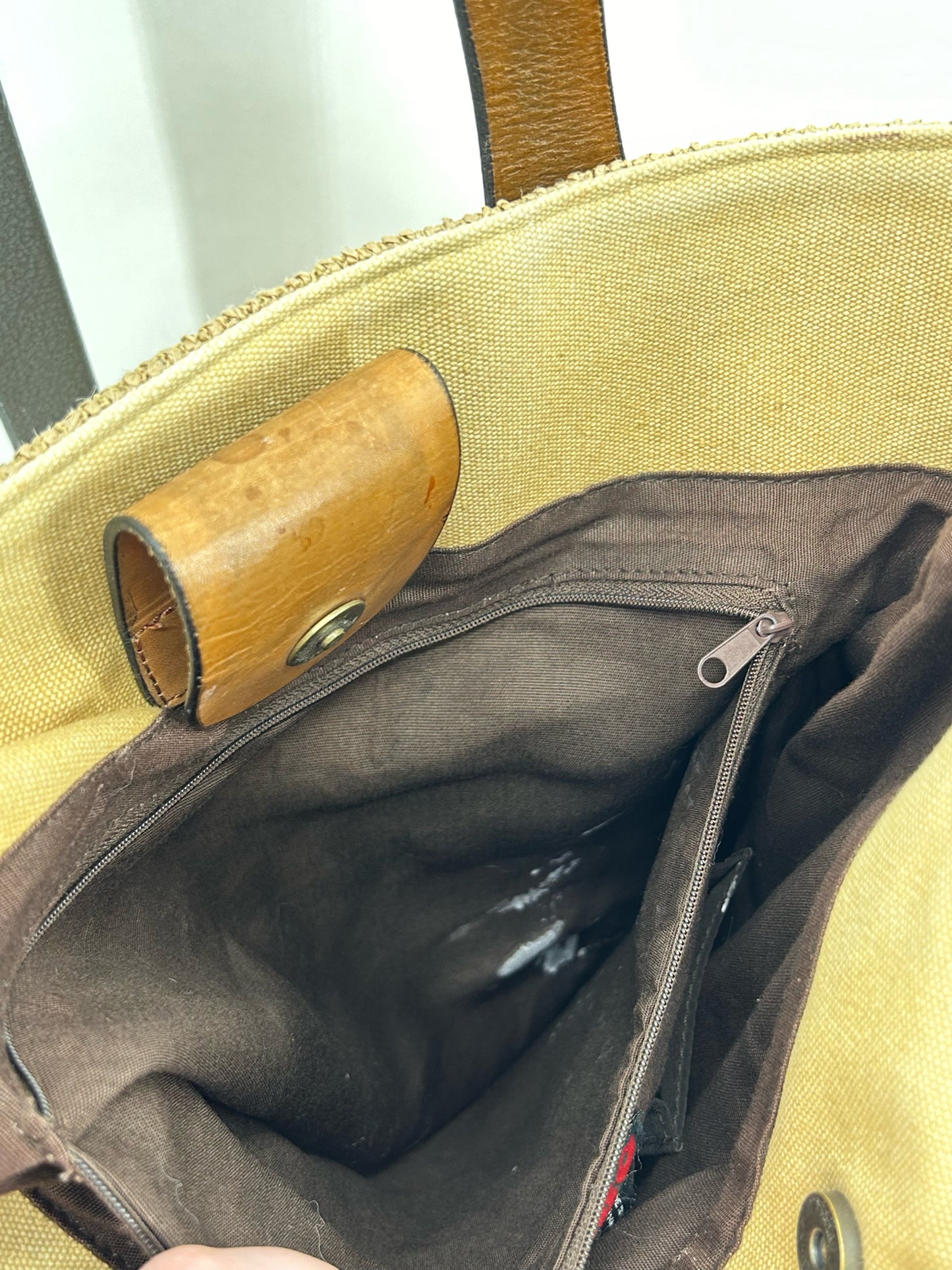 DARK TAN HOBO Satchel