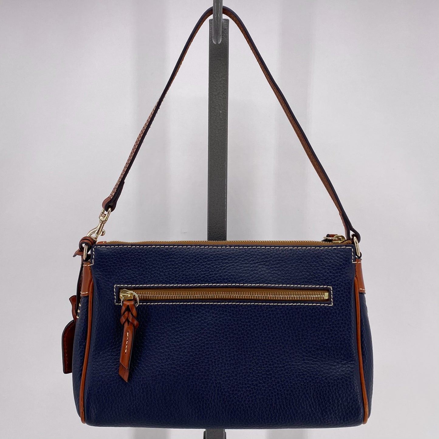 Navy DOONEY & BOURKE Leather Shoulder Bag