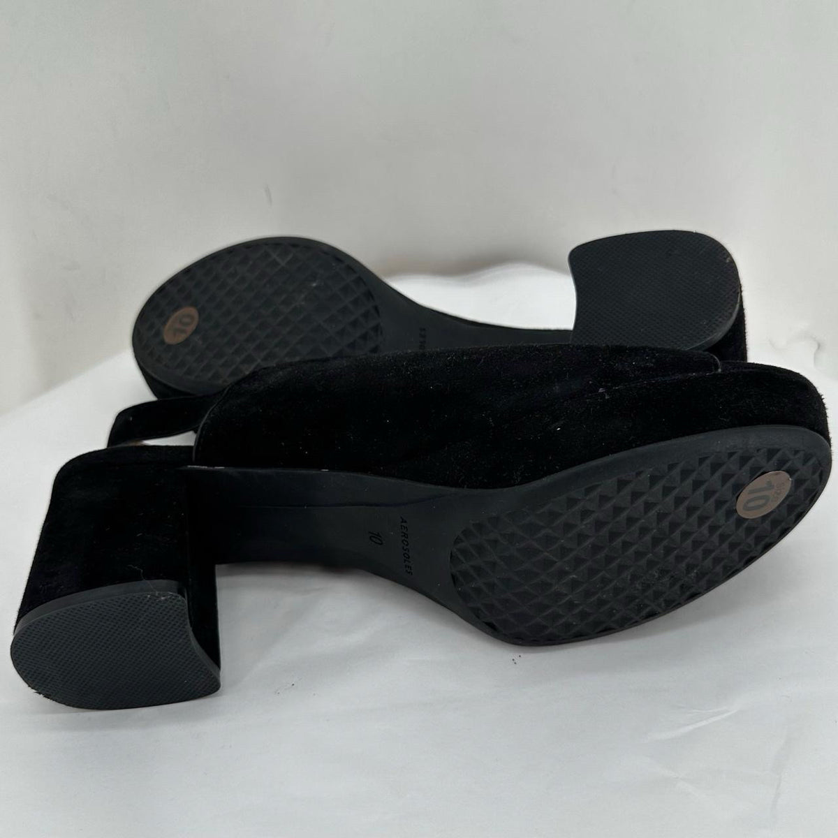 Black W Shoe Size 10 AEROSOLES Heels