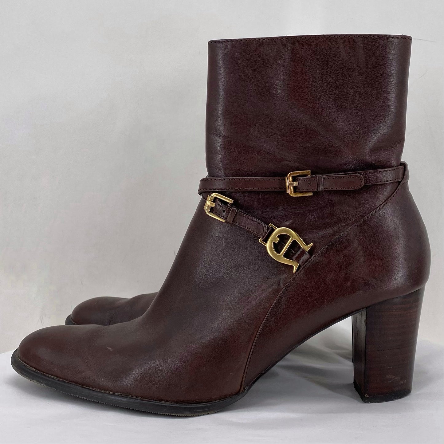 CHOCOLATE W Shoe Size 9.5 ETIENNE AIGNER Boots