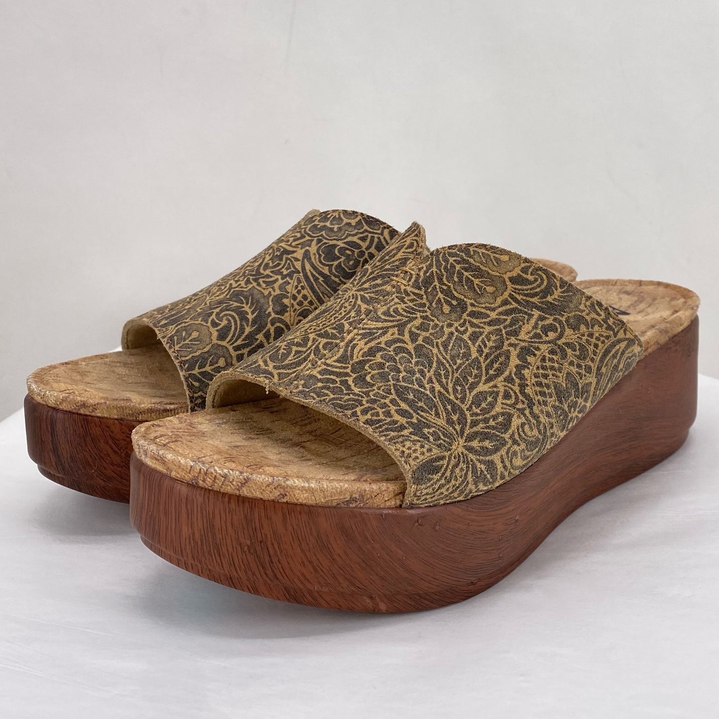 BLACK/TAN W Shoe Size 38 ALEGRIA Sandals