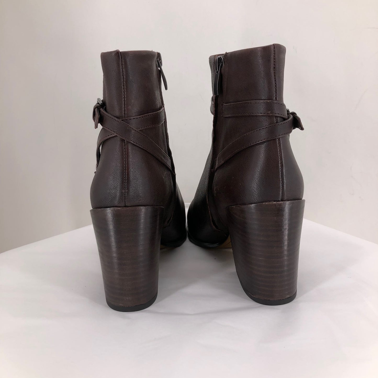 BROWN W Shoe Size 10 FRANCO SARTO Boots