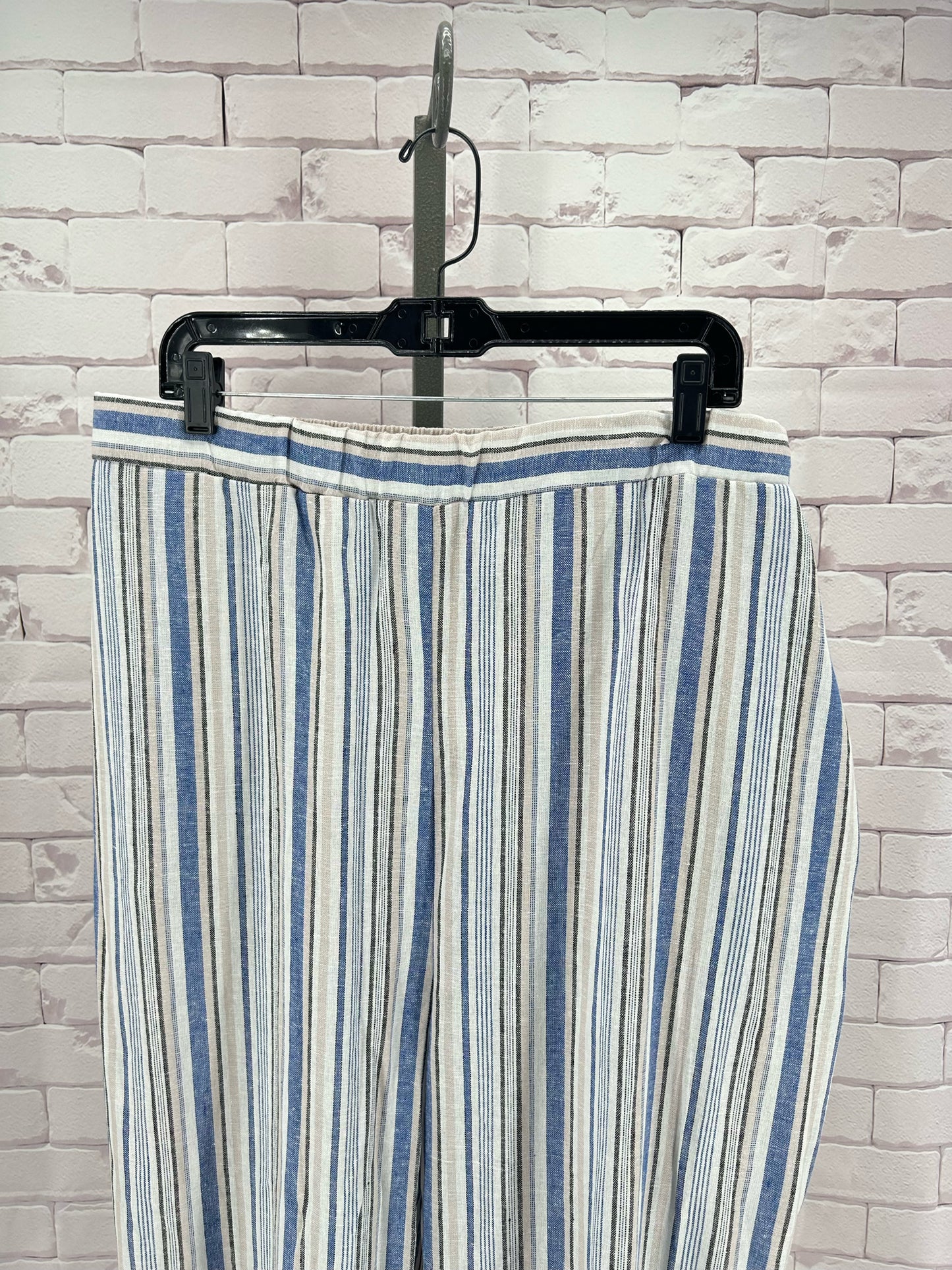 Size 20W WOMAN WITHIN Stripe Pants