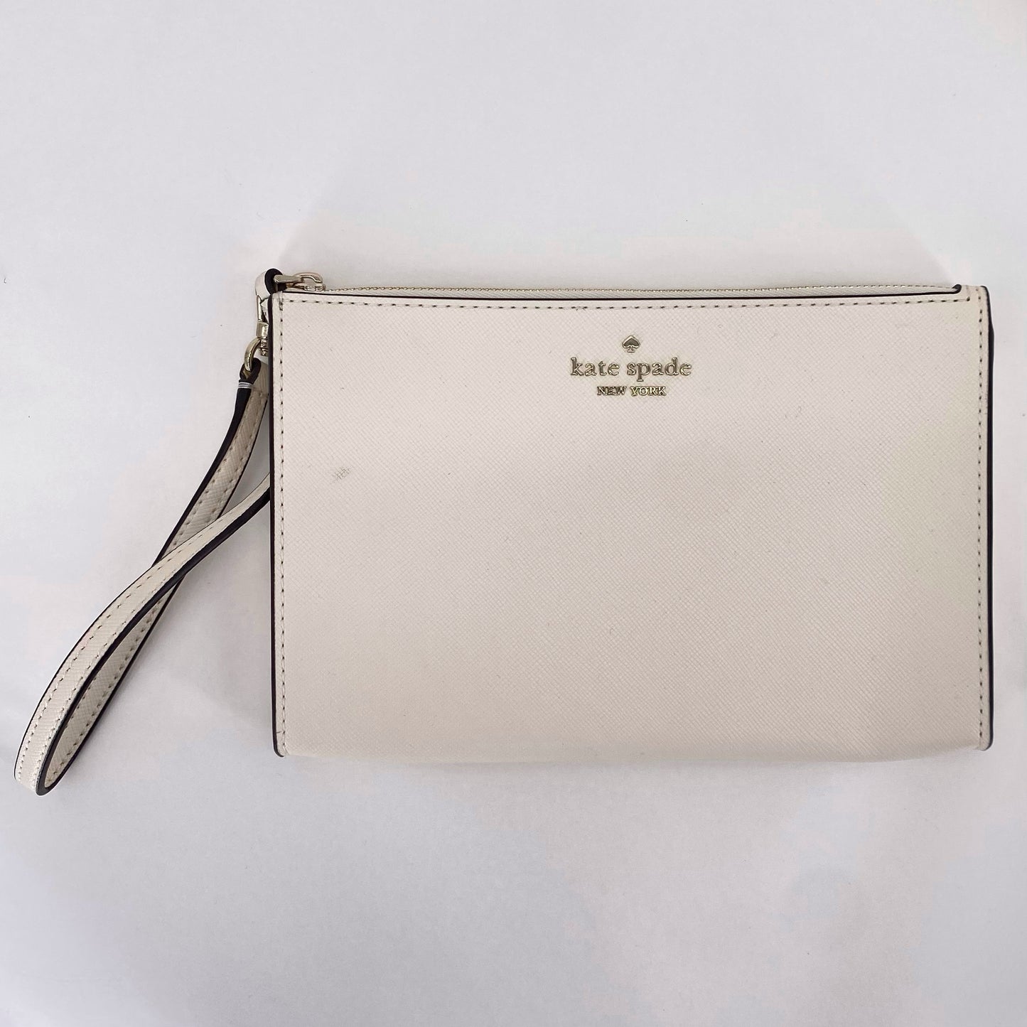 White KATE SPADE Wristlet