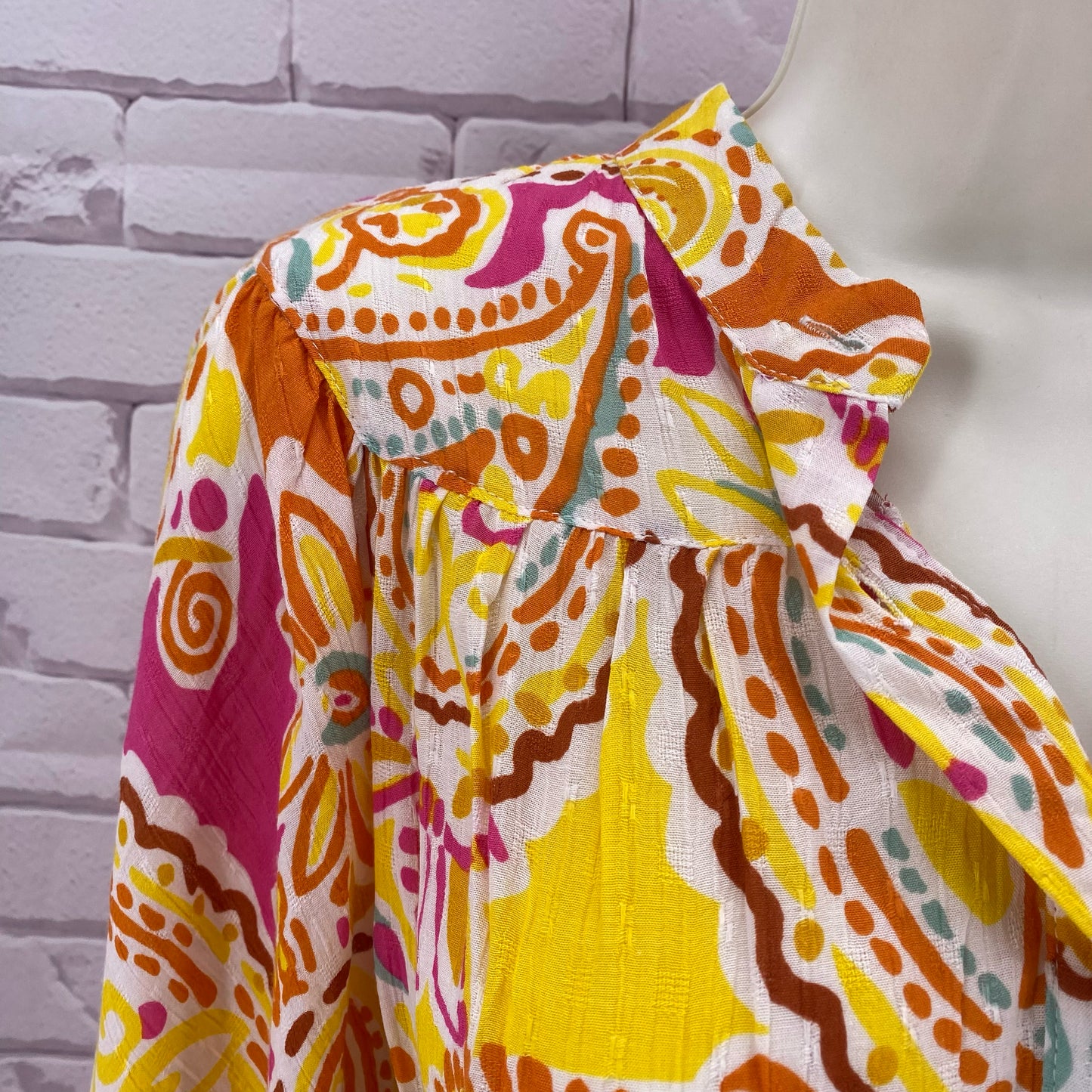 Size S Rachel Zoe FLOWERS Shirt