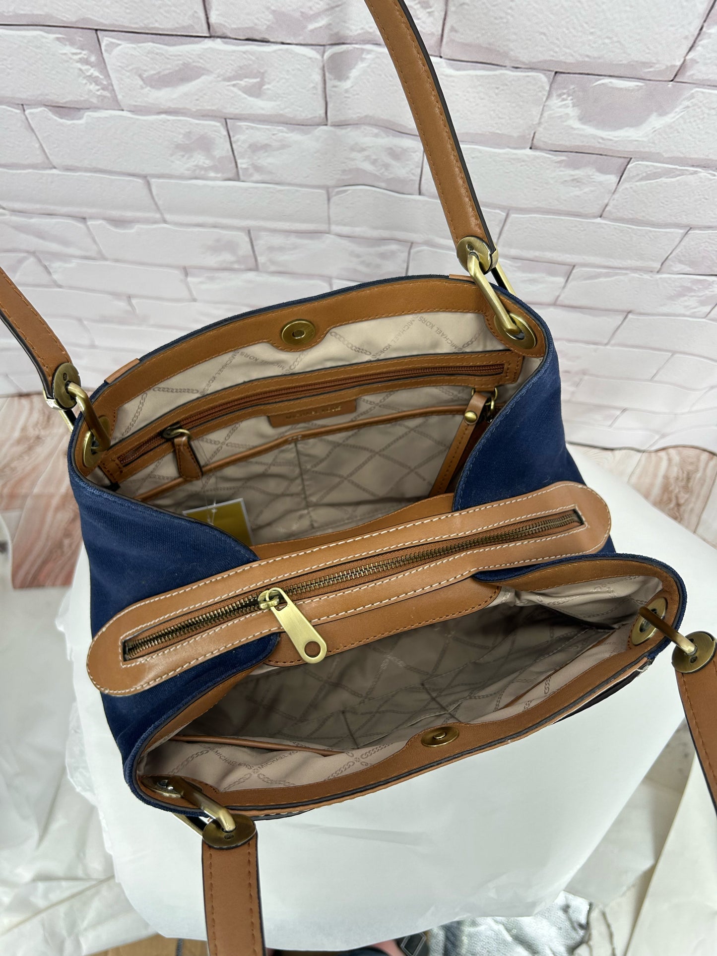Navy MICHAEL KORS Tote