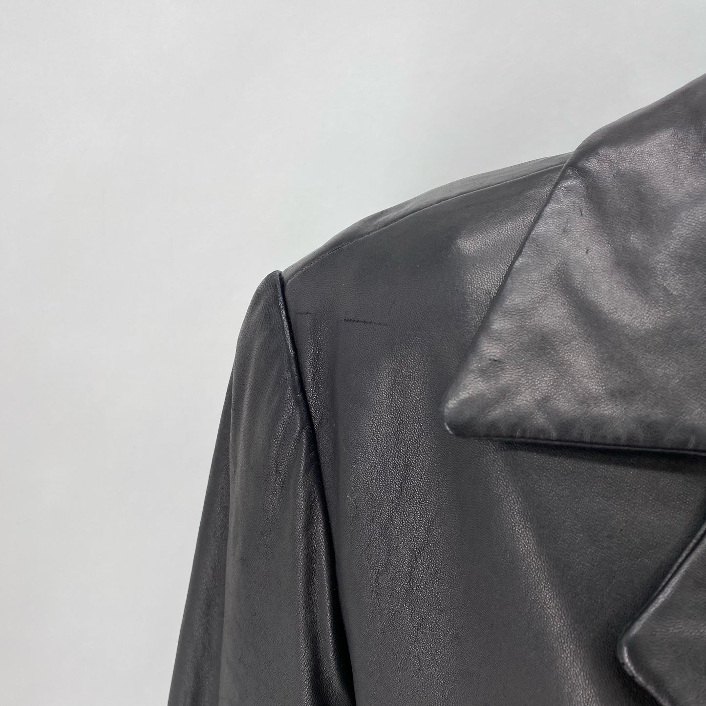 Size M TIBOA Leather Coat