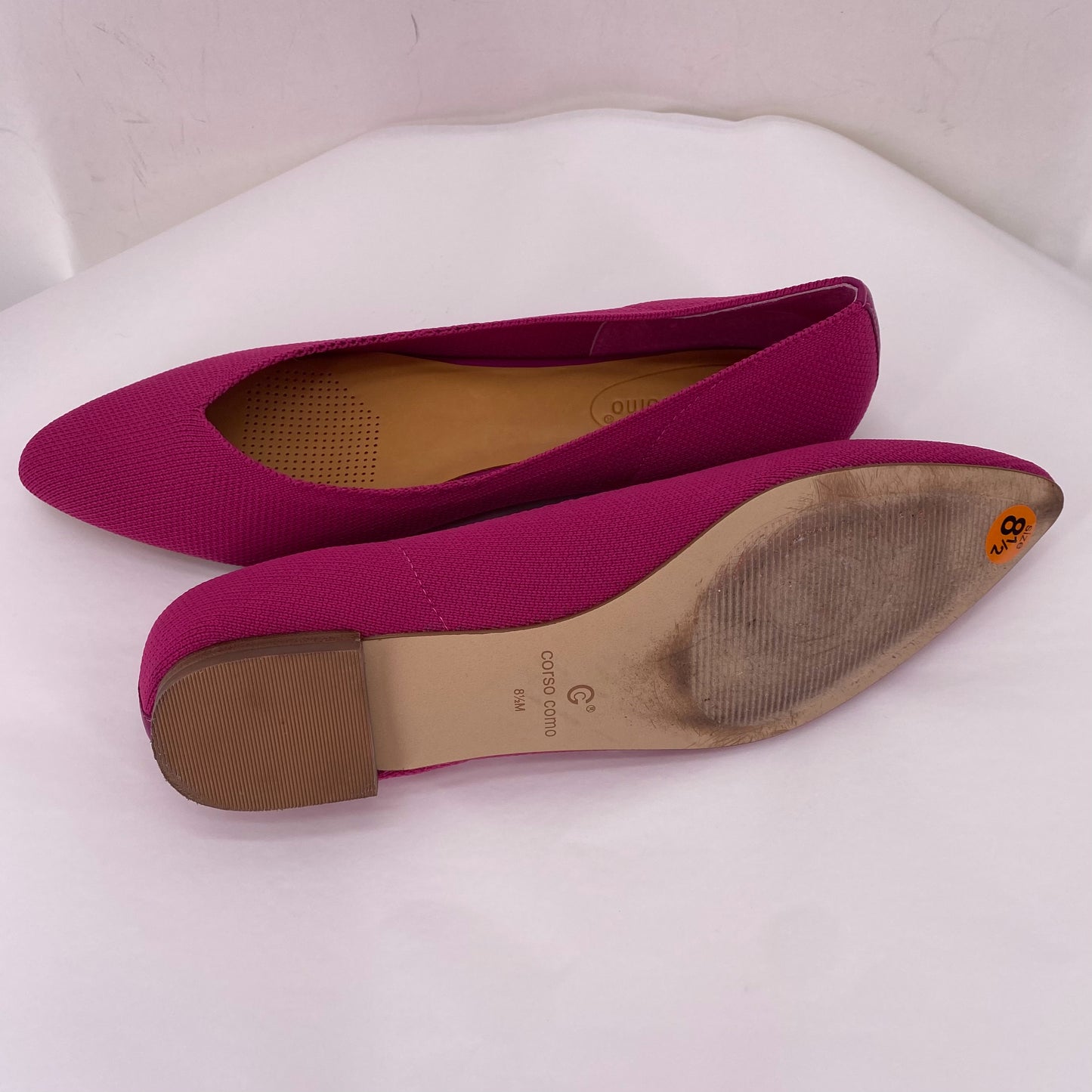 HOT PINK W Shoe Size 8.5 CORSO COMO Flats