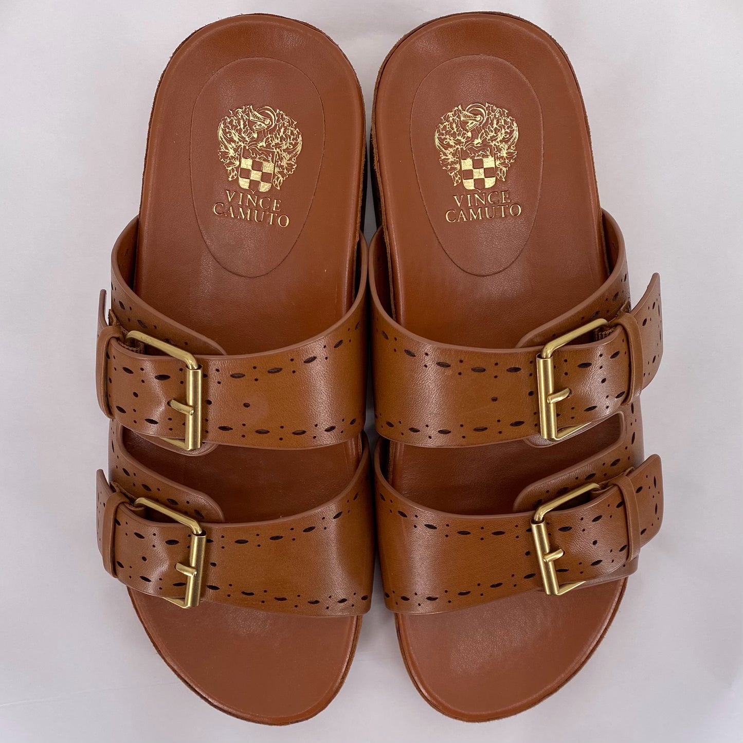 BROWN W Shoe Size 7.5 VINCE CAMUTO Sandals