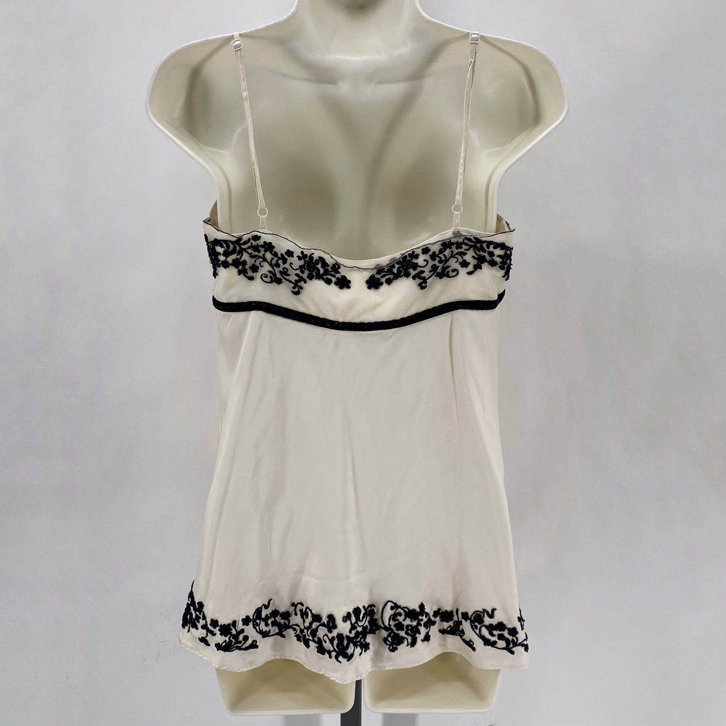Size M WHITE HOUSE BLACK Silk Camisole