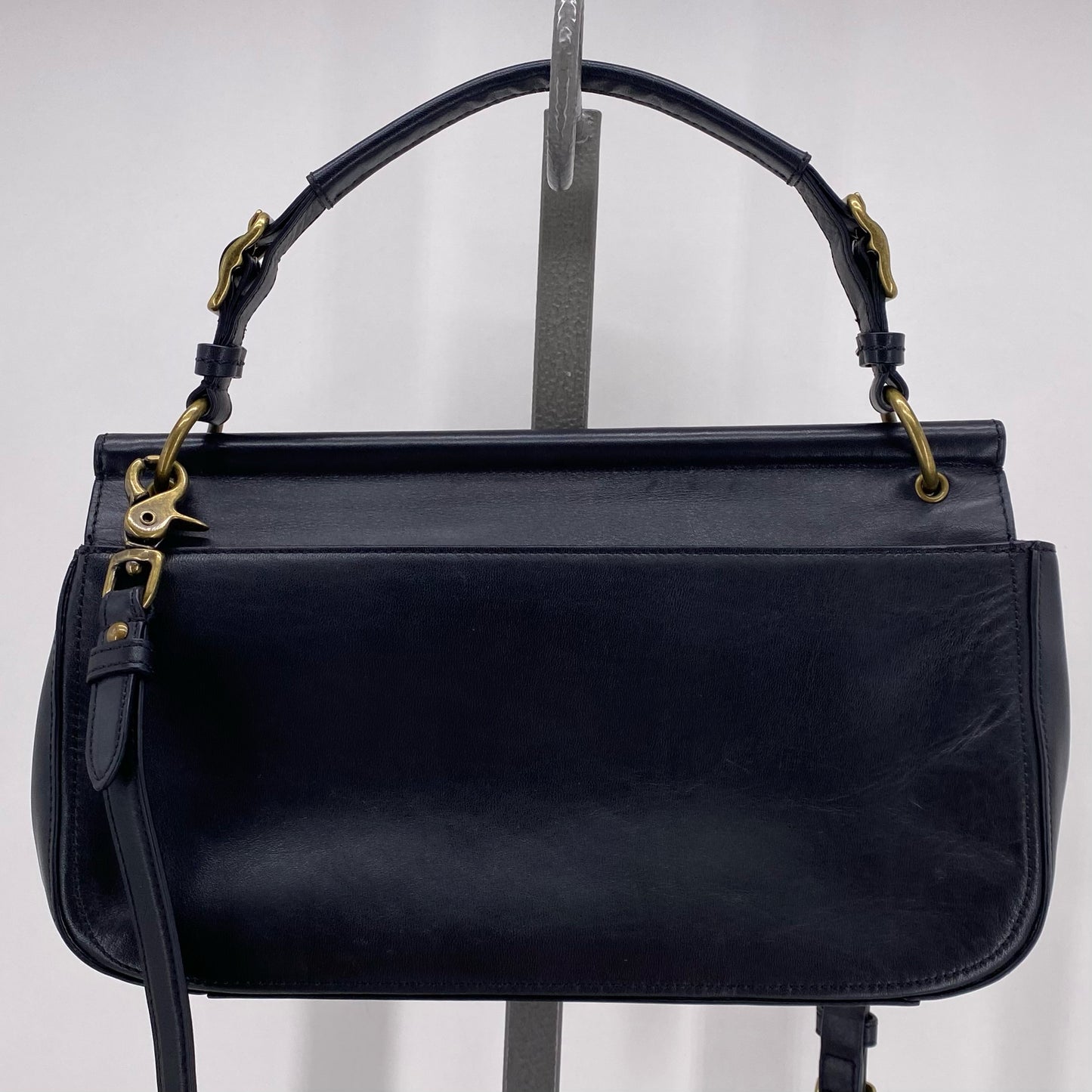 Black COACH Leather Cross-body