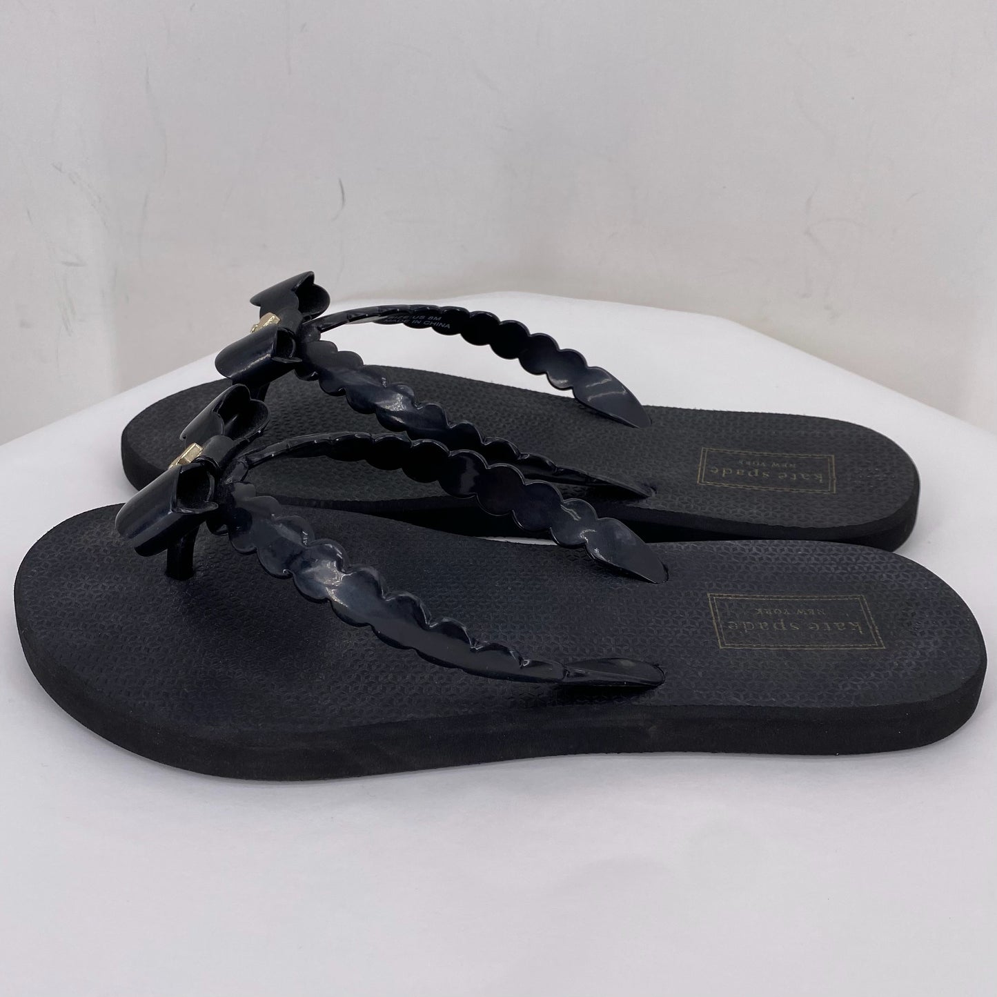 Black W Shoe Size 7.5 KATE SPADE Sandals