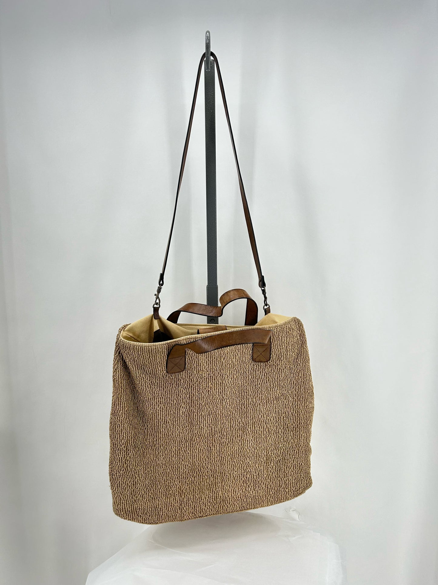 DARK TAN HOBO Satchel