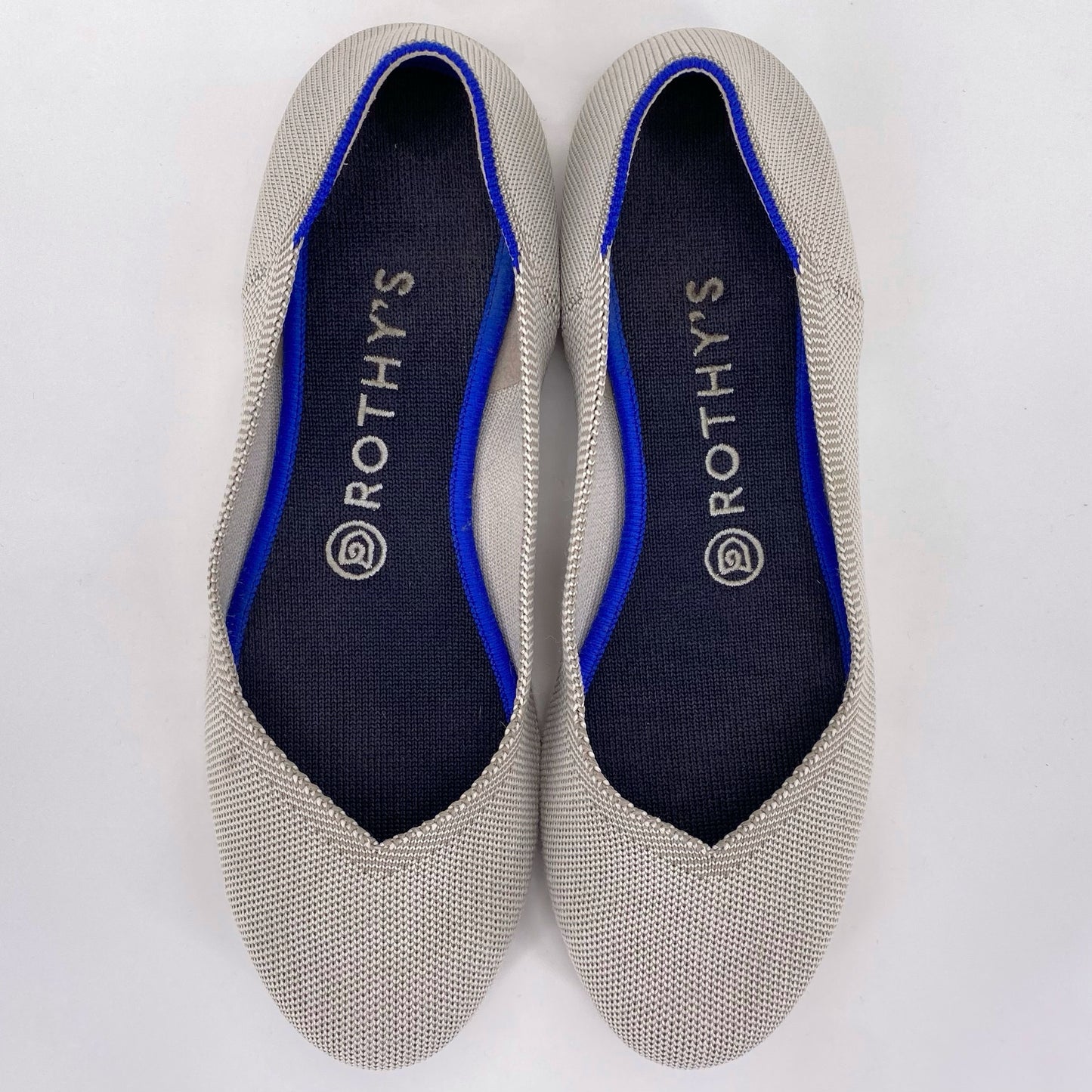 LT GRAY W Shoe Size 8.5 ROTHY'S Flats