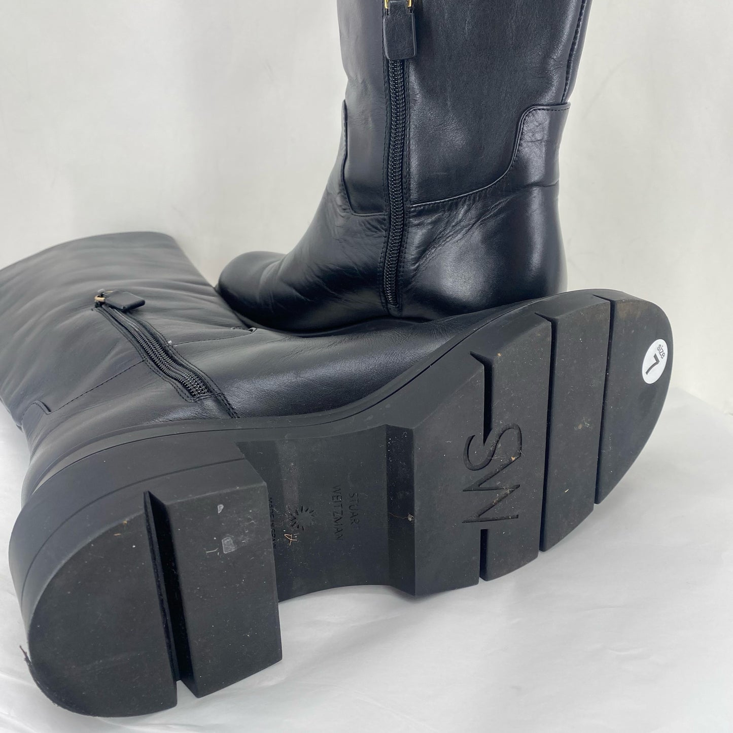 Black W Shoe Size 7 STUART WEITZMAN Boots