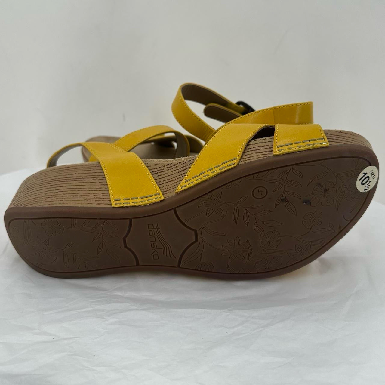 Yellow W Shoe Size 10.5 DANSKO Sandals