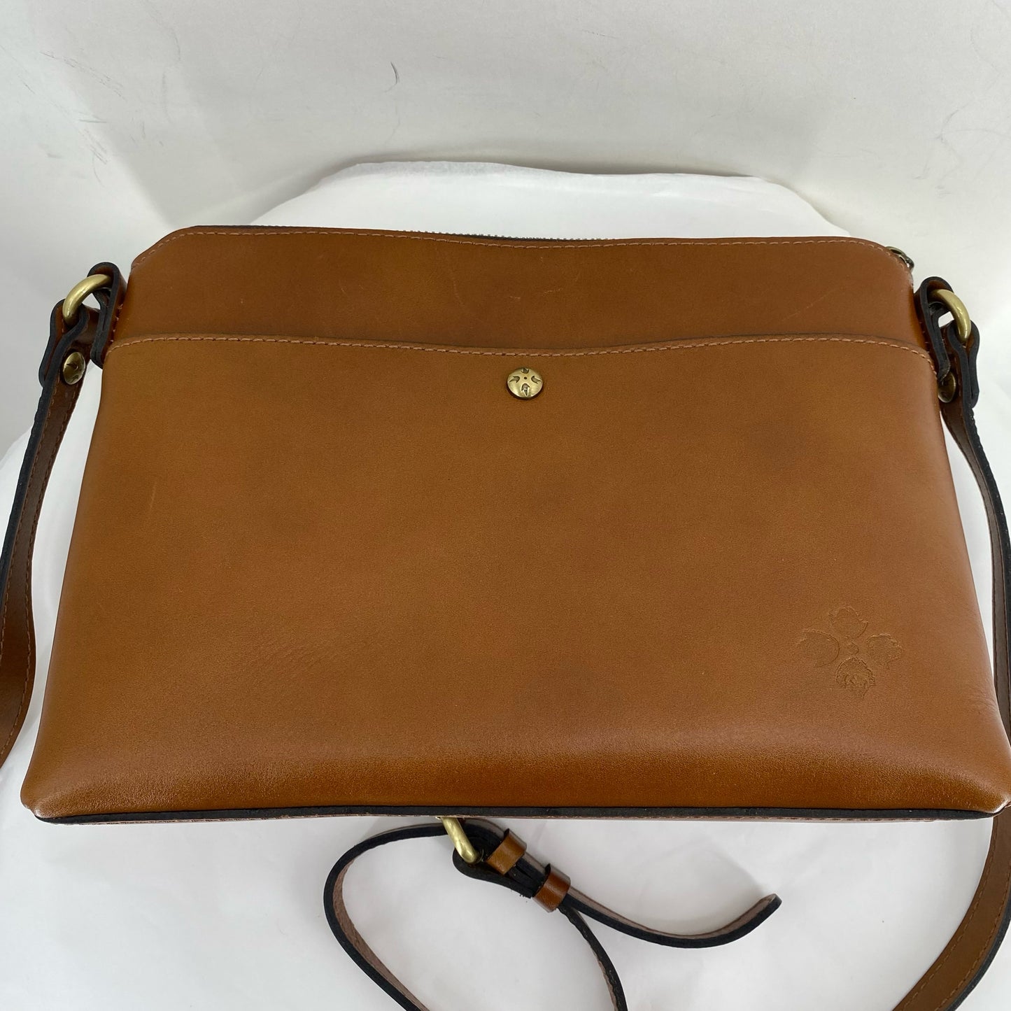BROWN PATRICIA NASH Leather Cross-body