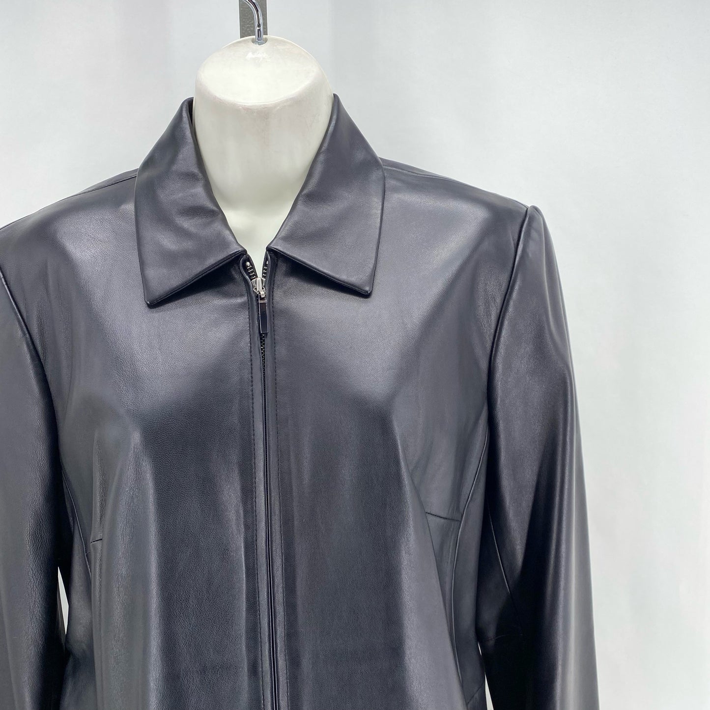 Size 10 TALBOTS Leather Jacket