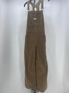 Levis Large Olive Moss Green Corduroy Overalls