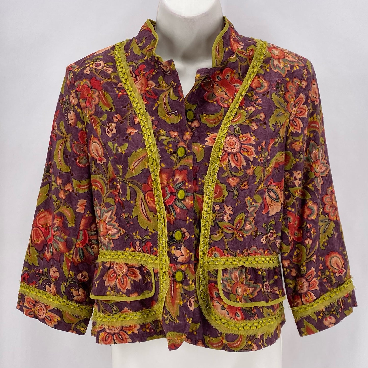 Size 8 CYNTHIA STEFFE FLOWERS Jacket