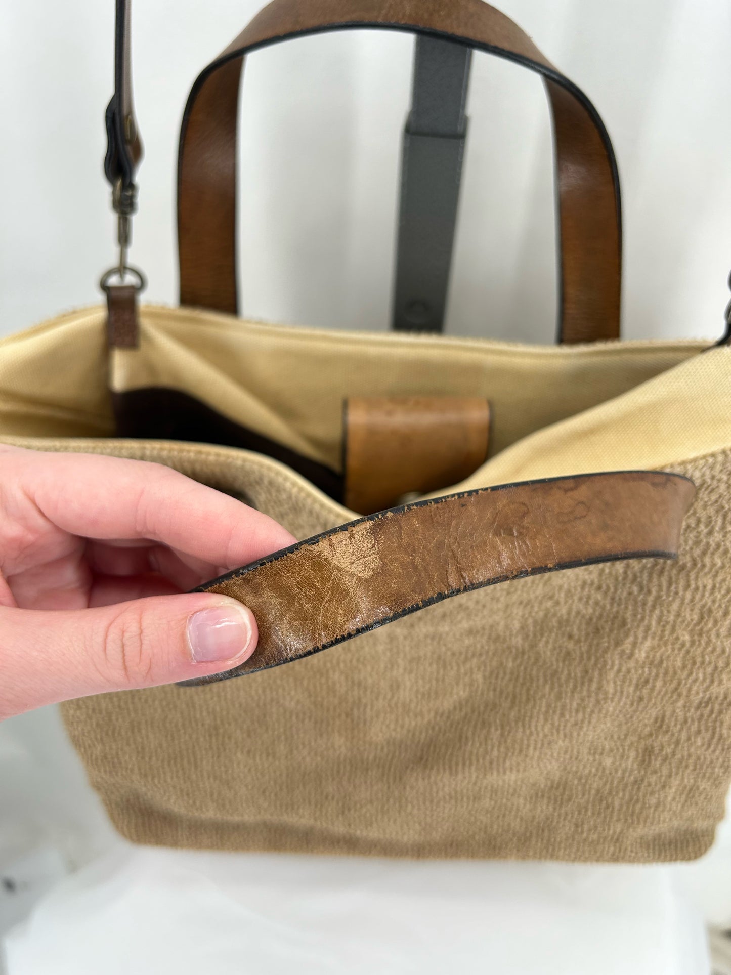 DARK TAN HOBO Satchel