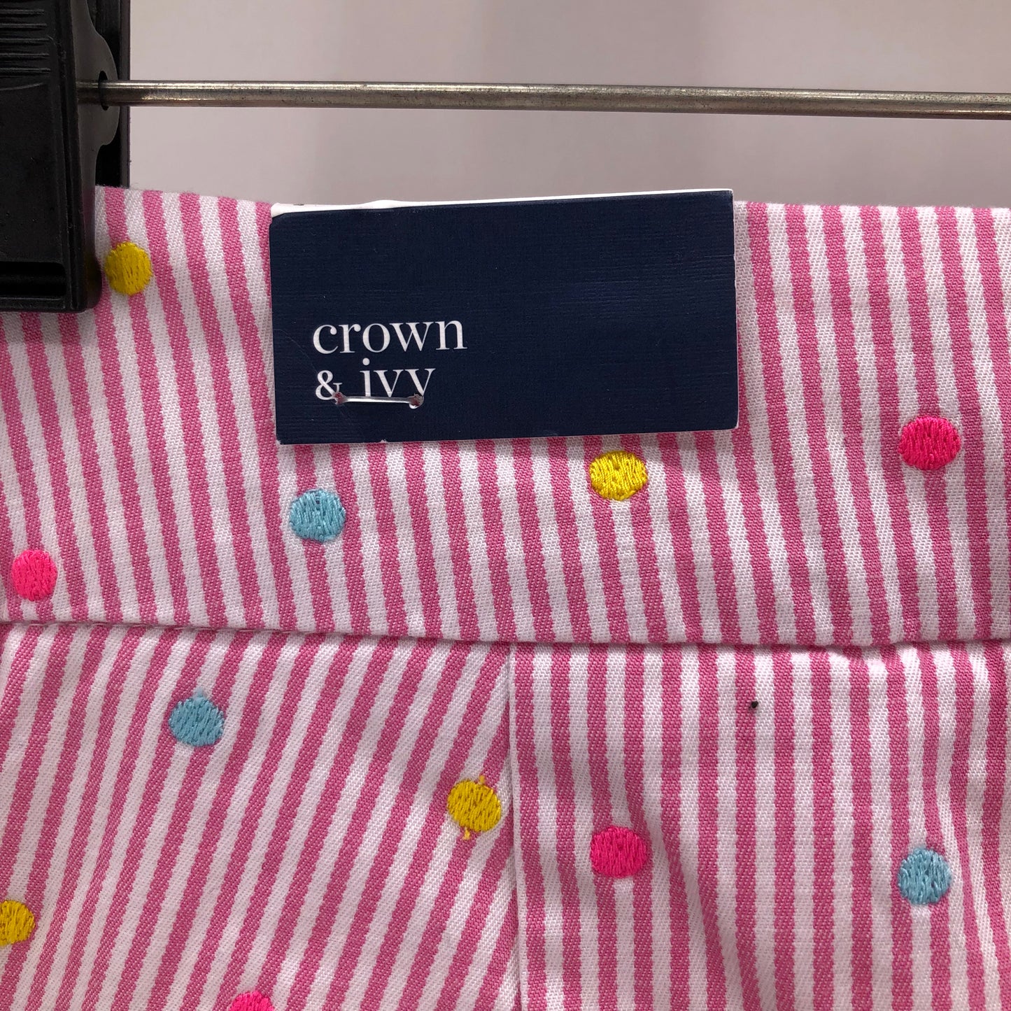 Size 4 CROWN & IVY STRIPES/POLKA DOTS Shorts