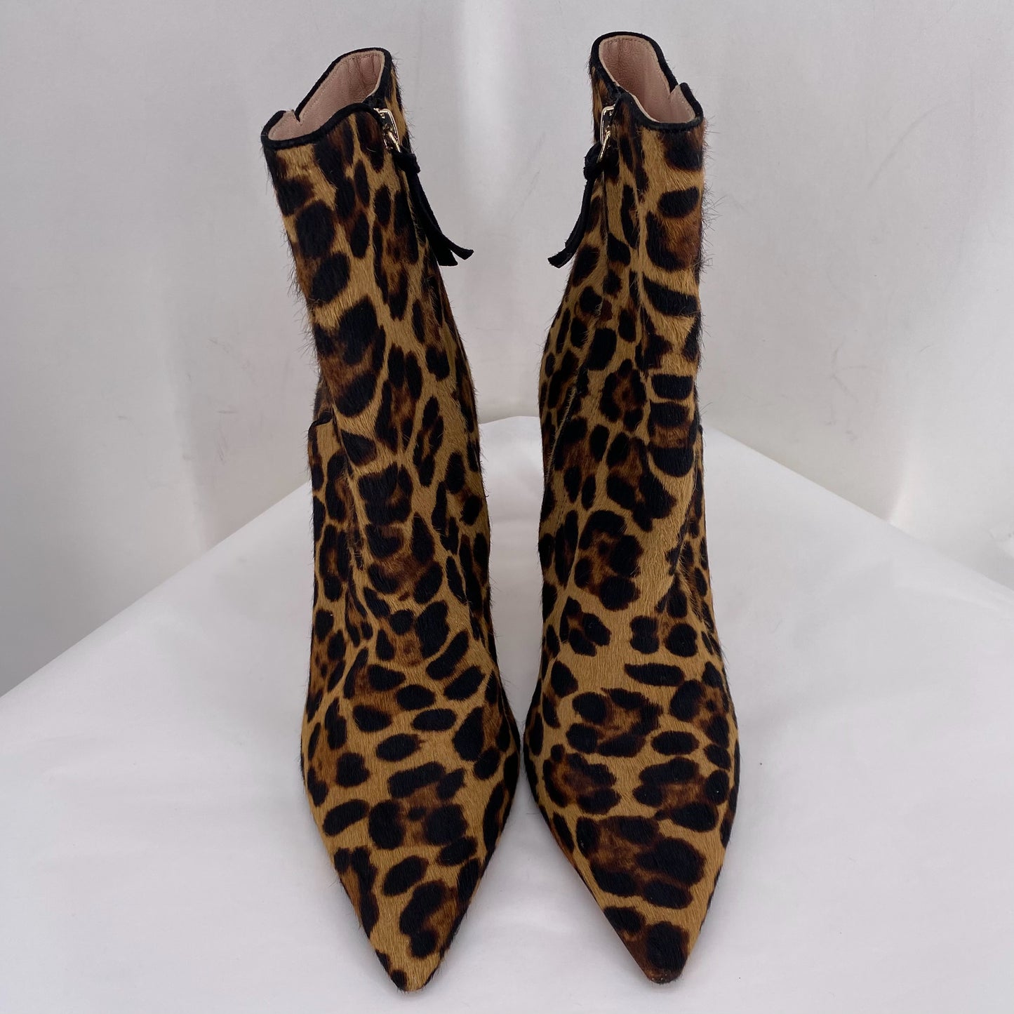 BLACK/TAN W Shoe Size 8.5 J CREW shooties/booties