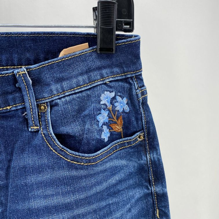 Size 27 driftwood Floral Jeans