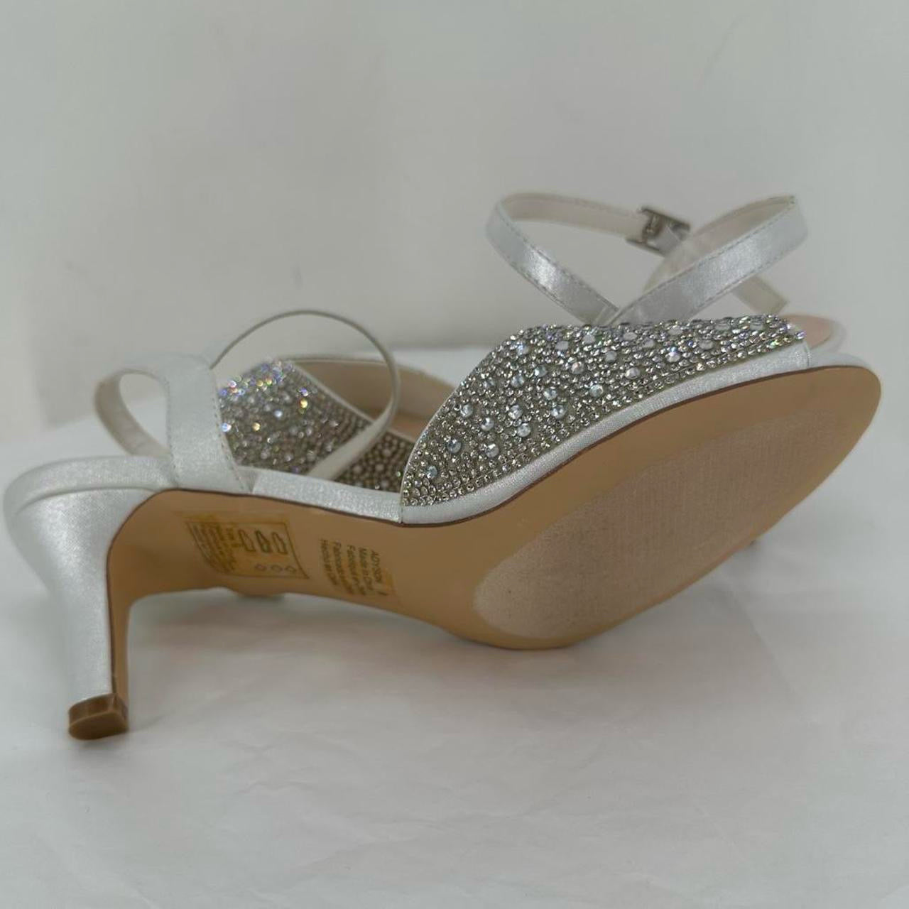 LT GRAY W Shoe Size 9 DE BLOSSOM Heels