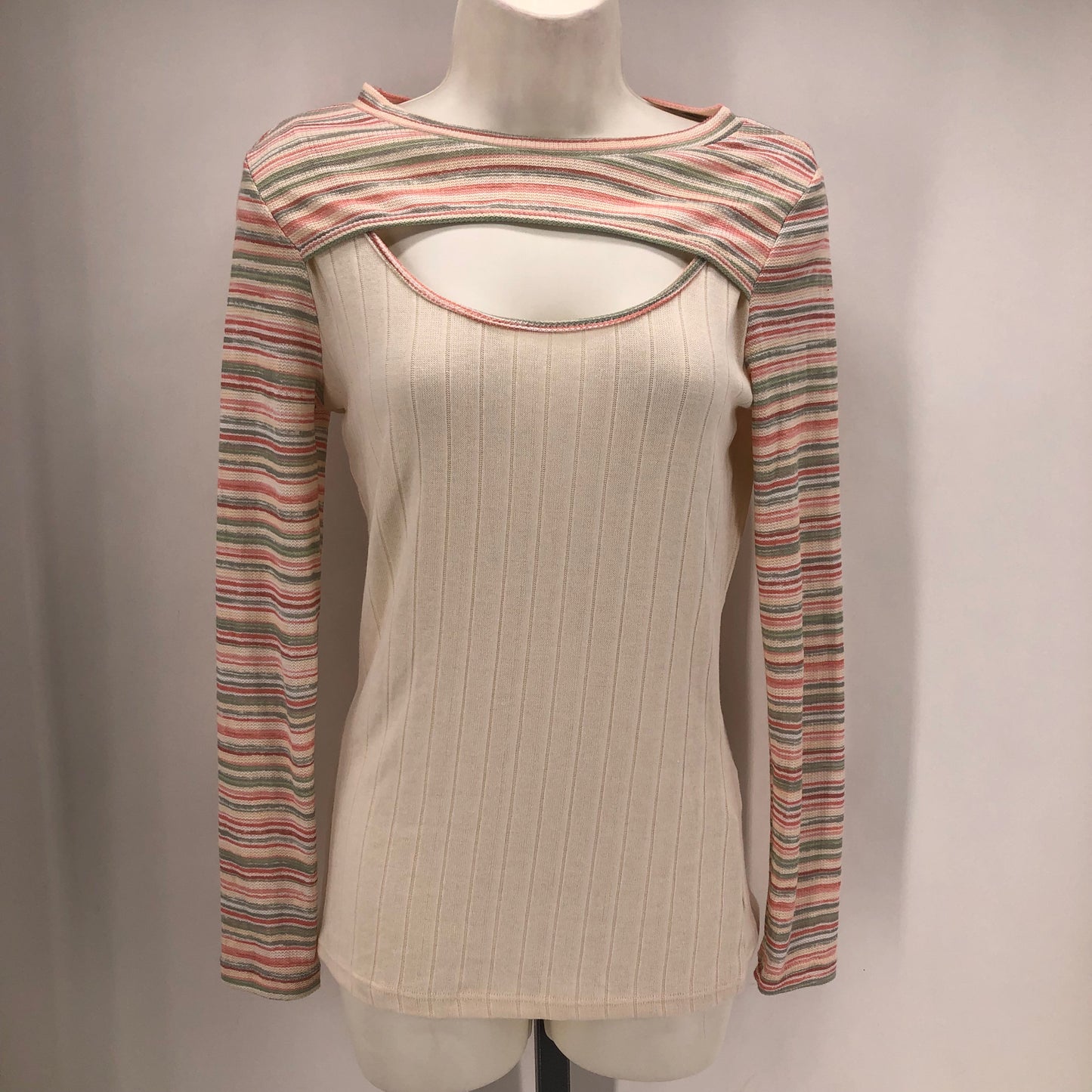 Size M SUGAR FIX Stripe Shirt