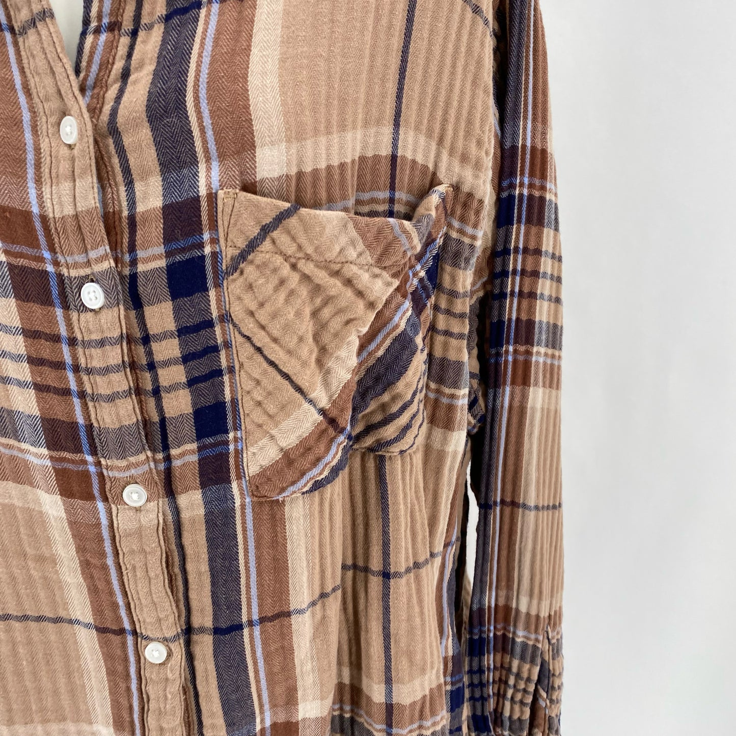 Size XL AERIE Plaid Shirt