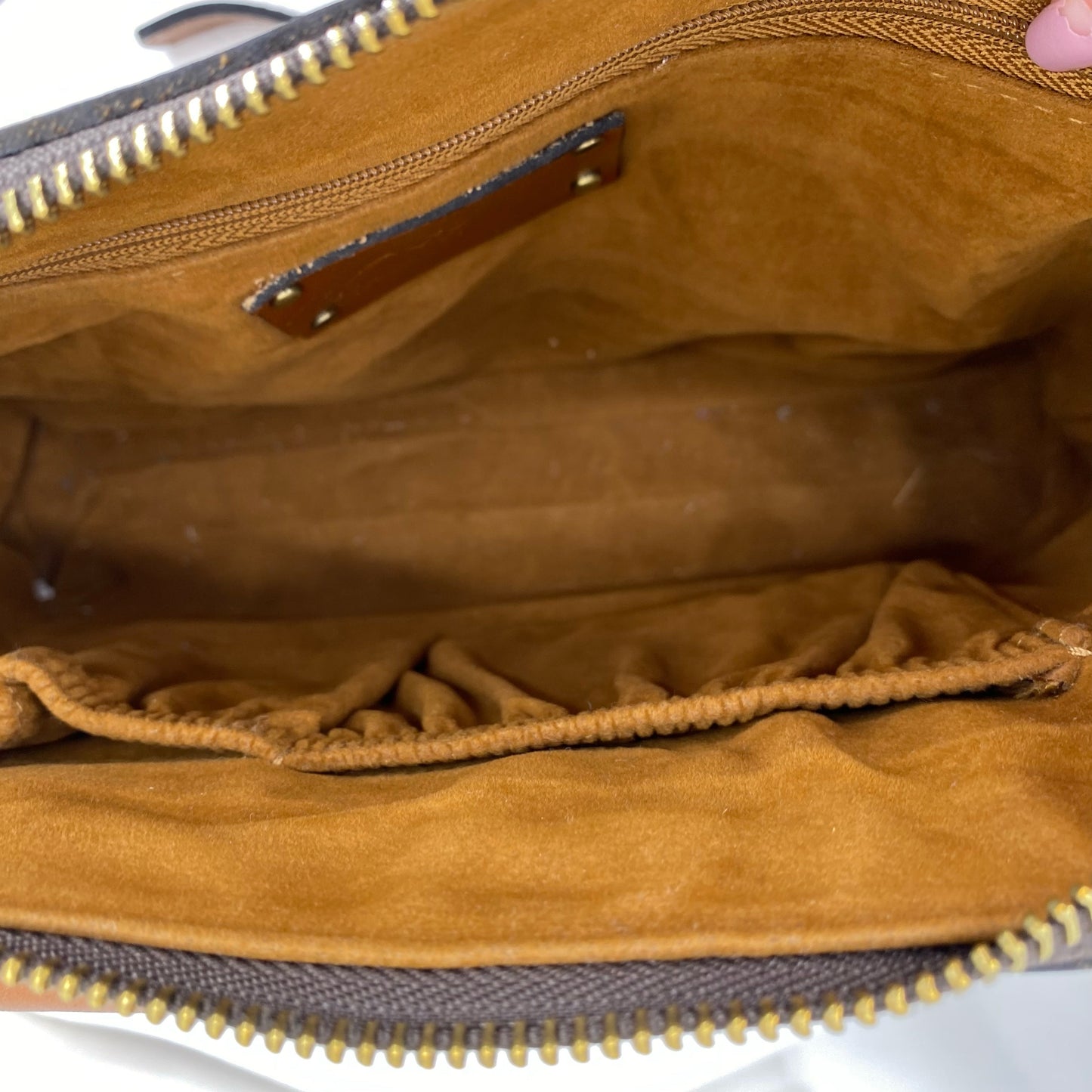 BROWN PATRICIA NASH Leather Cross-body